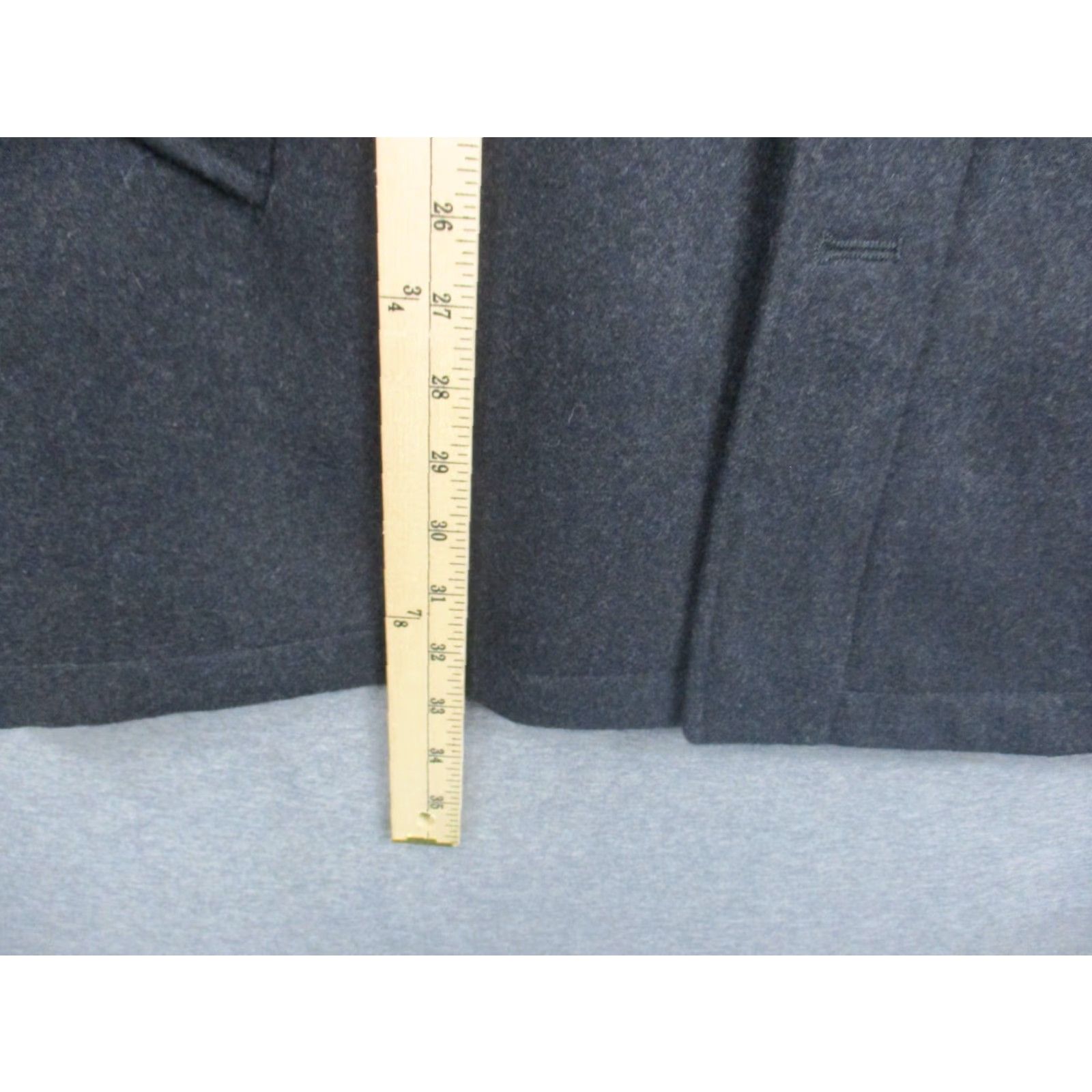 Ralph Lauren Lauren Ralph Lauren Jacket Coat Women's Large Wool Blend Pea Coat Gray Long Sleeve Regular Regular Size L Size L / US 10 / IT 46 - 7 Thumbnail