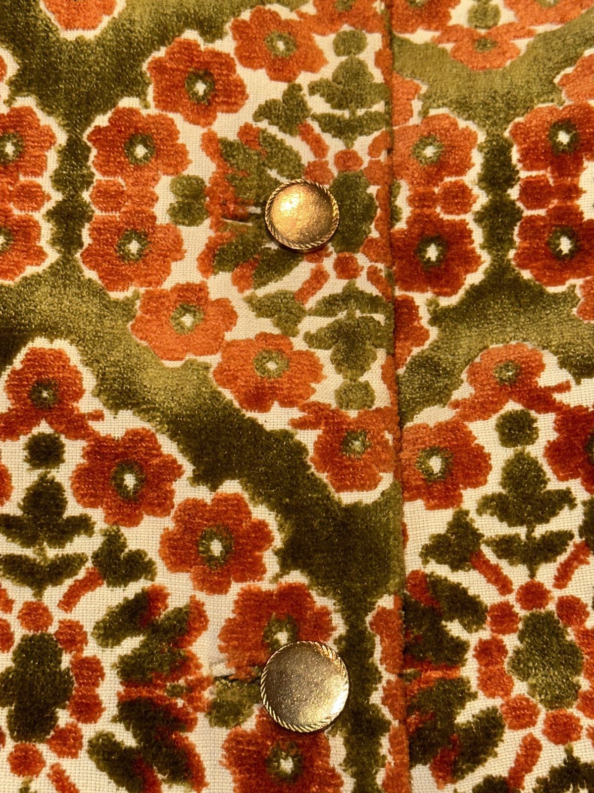 Other VTG 50s 60s Lilli Ann Floral Chenille Carpet Tapestry Jacket Size L / US 10 / IT 46 - 7 Thumbnail