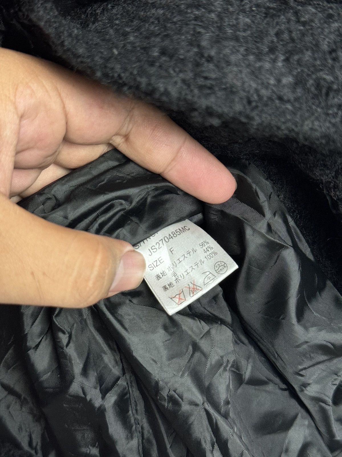 14th Addiction JAPANESE WOOL ASYMMETRICAL JEANASIS JACKET Size US M / EU 48-50 / 2 - 11 Thumbnail