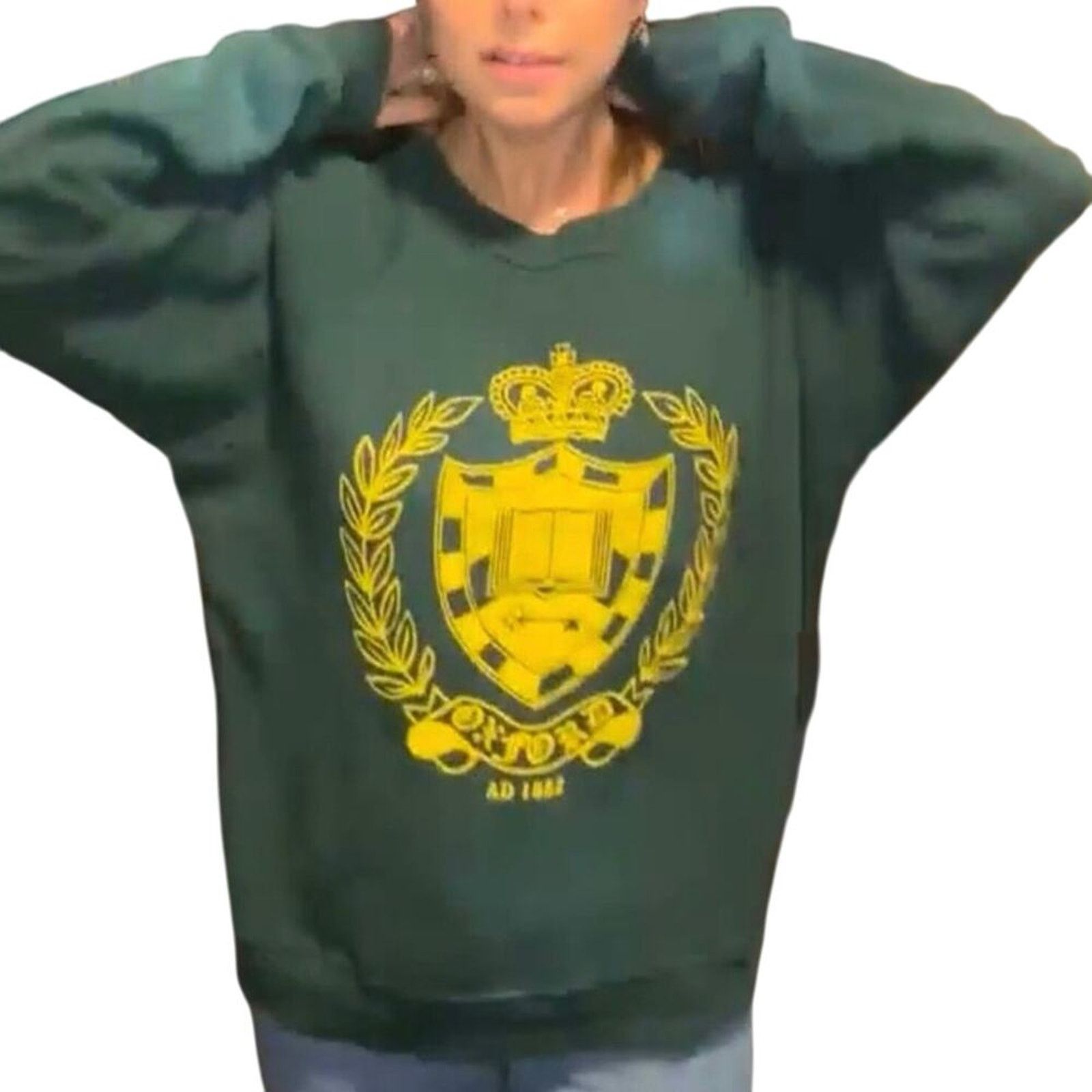 Daydreamer DAYDREAMER Oxford Crest Cotton Blend Sweatshirt Size XS New Size XS / US 0-2 / IT 36-38 - 9 Thumbnail