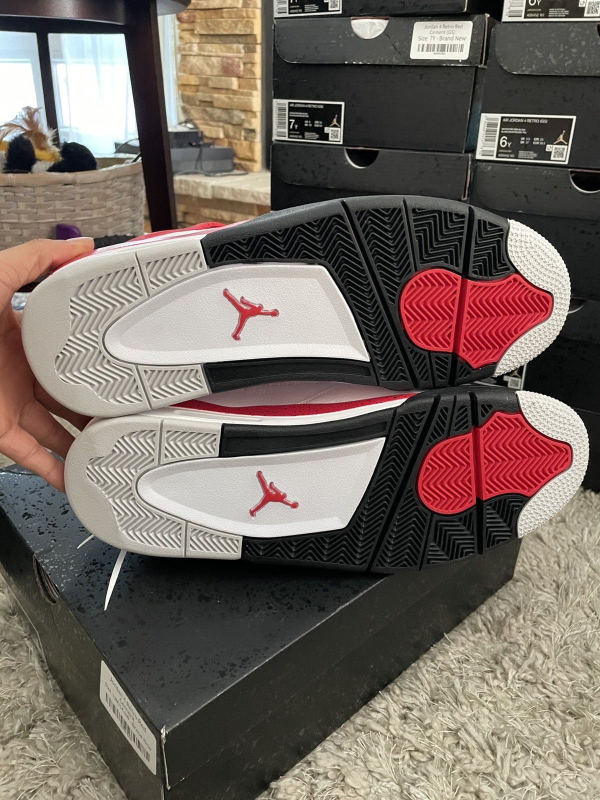 Jordan Brand Jordan 4 Red Cement Size US 13 / EU 46 - 8 Thumbnail