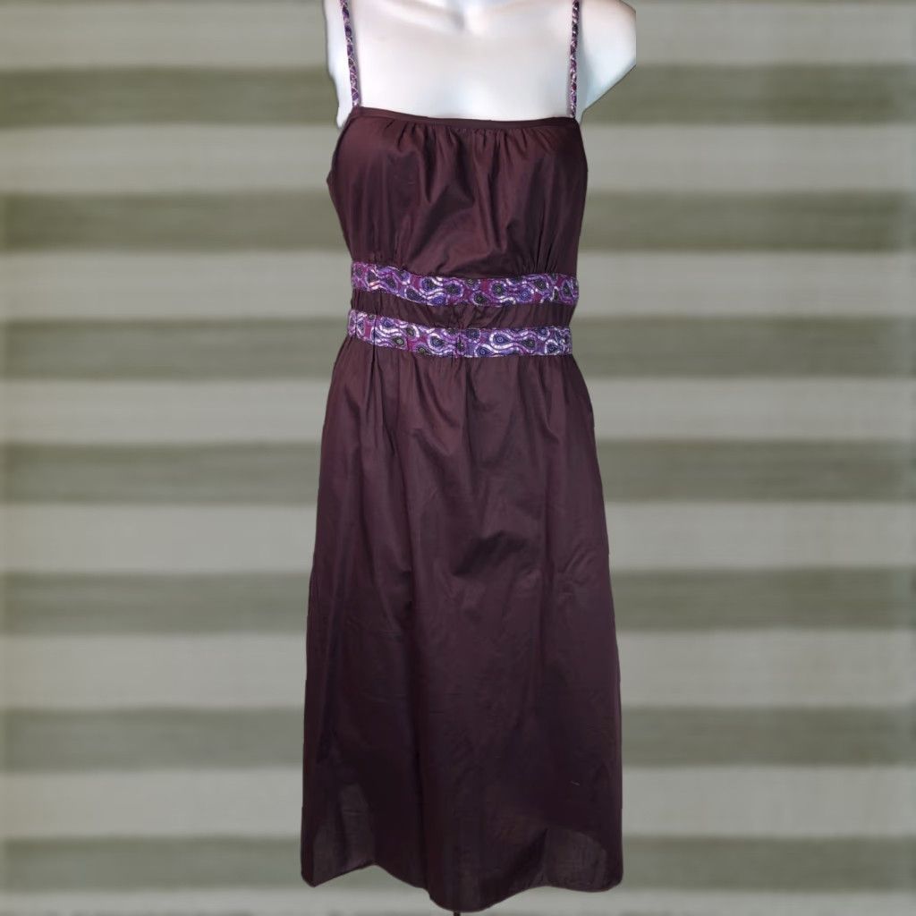 VINTAGE Old Navy Purple Halter Slip Dress M Womens Midi 90s Y2K Strappy  Spaghetti Dress