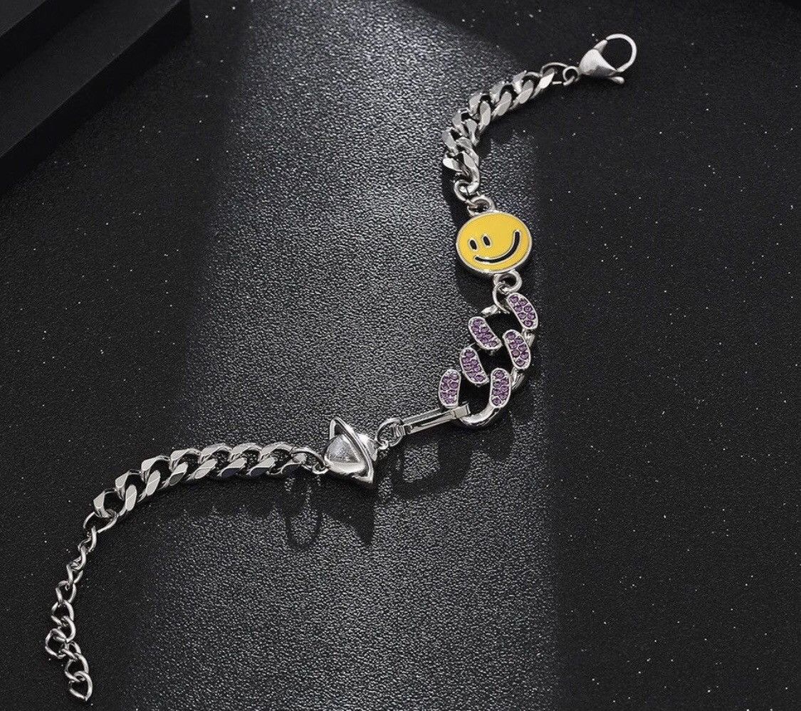 Jewelry Smile Cuban Chain Star Bracelet Size ONE SIZE - 4 Thumbnail