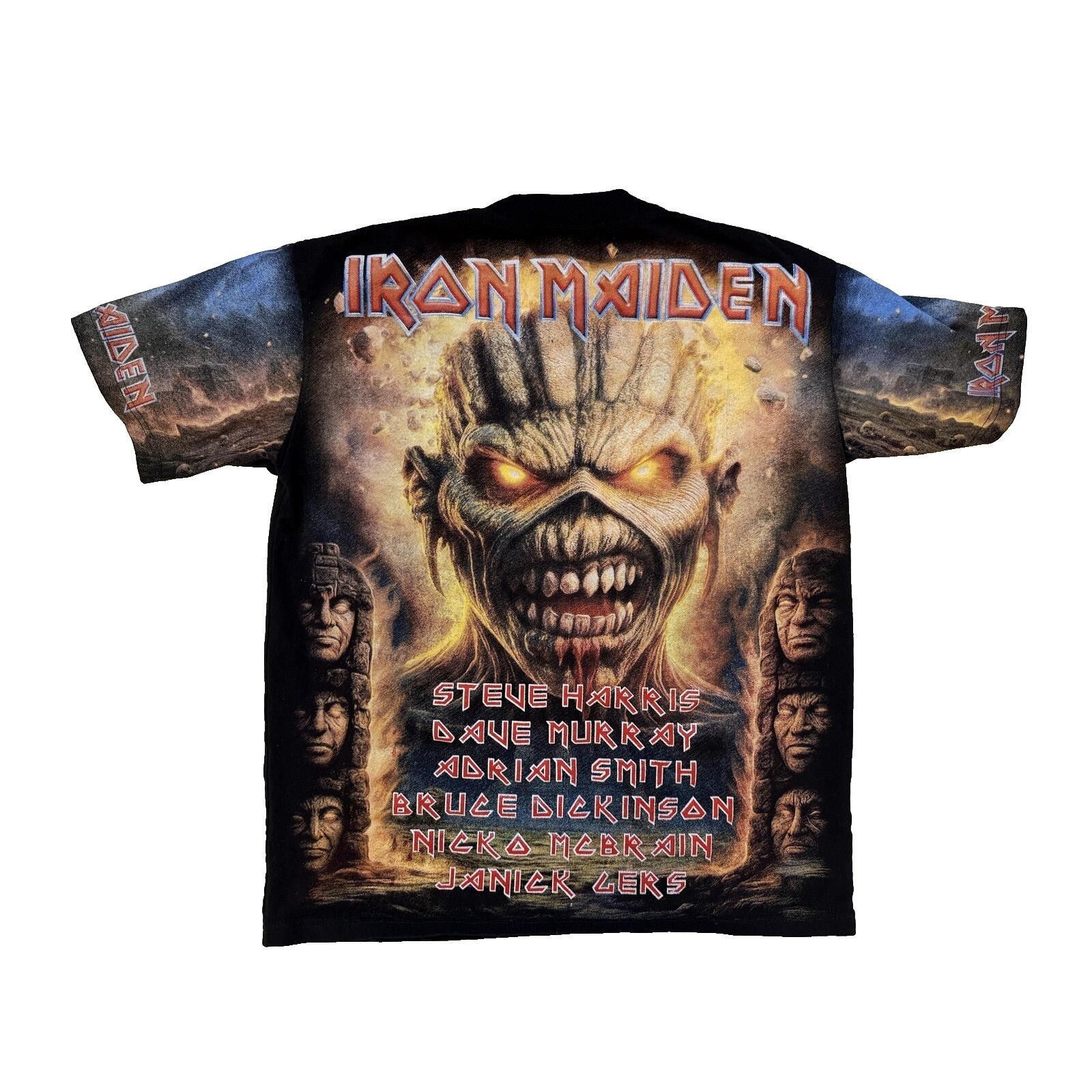 Other Vintage 90s Iron Maiden TShirt Men LG RARE Apple Pie Tag Size ONE SIZE - 8 Thumbnail