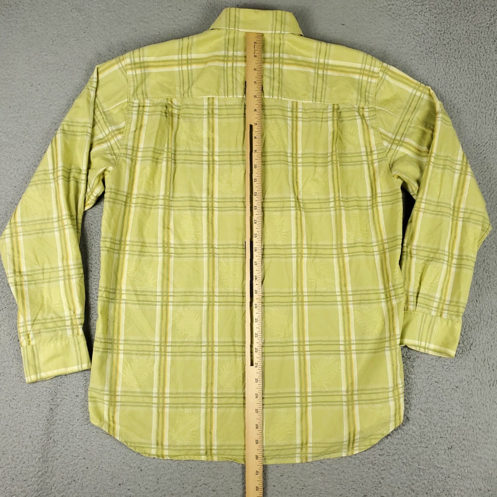 Tommy Bahama Tommy Bahama Shirt Men's Medium Green Plaid Cotton Button-Up Long Sleeve Mens Size US M / EU 48-50 / 2 - 4 Thumbnail