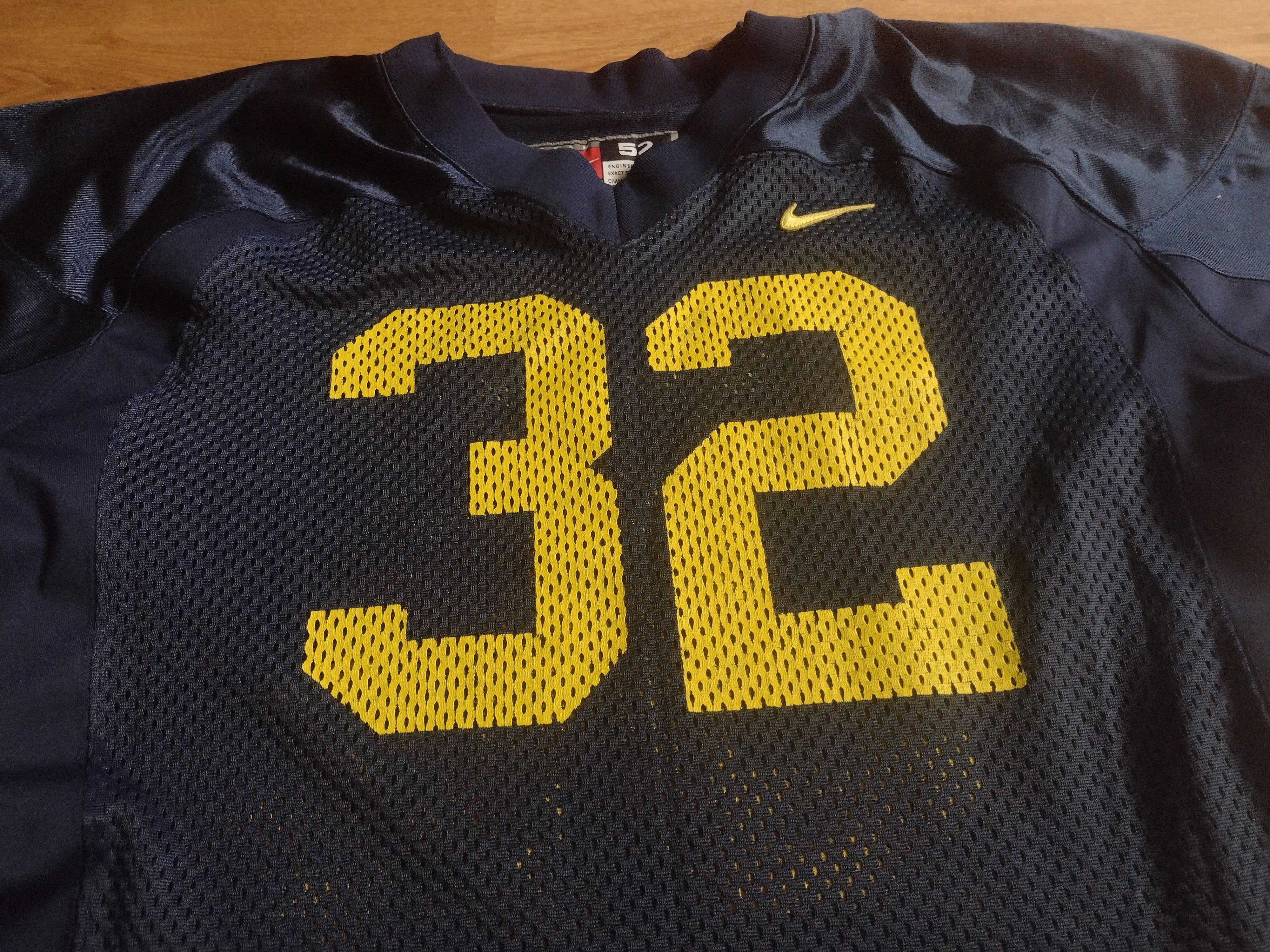 Nike Vintage Authentic Nike Michigan Wolverines Anthony Thomas Size US XXL / EU 58 / 5 - 3 Thumbnail