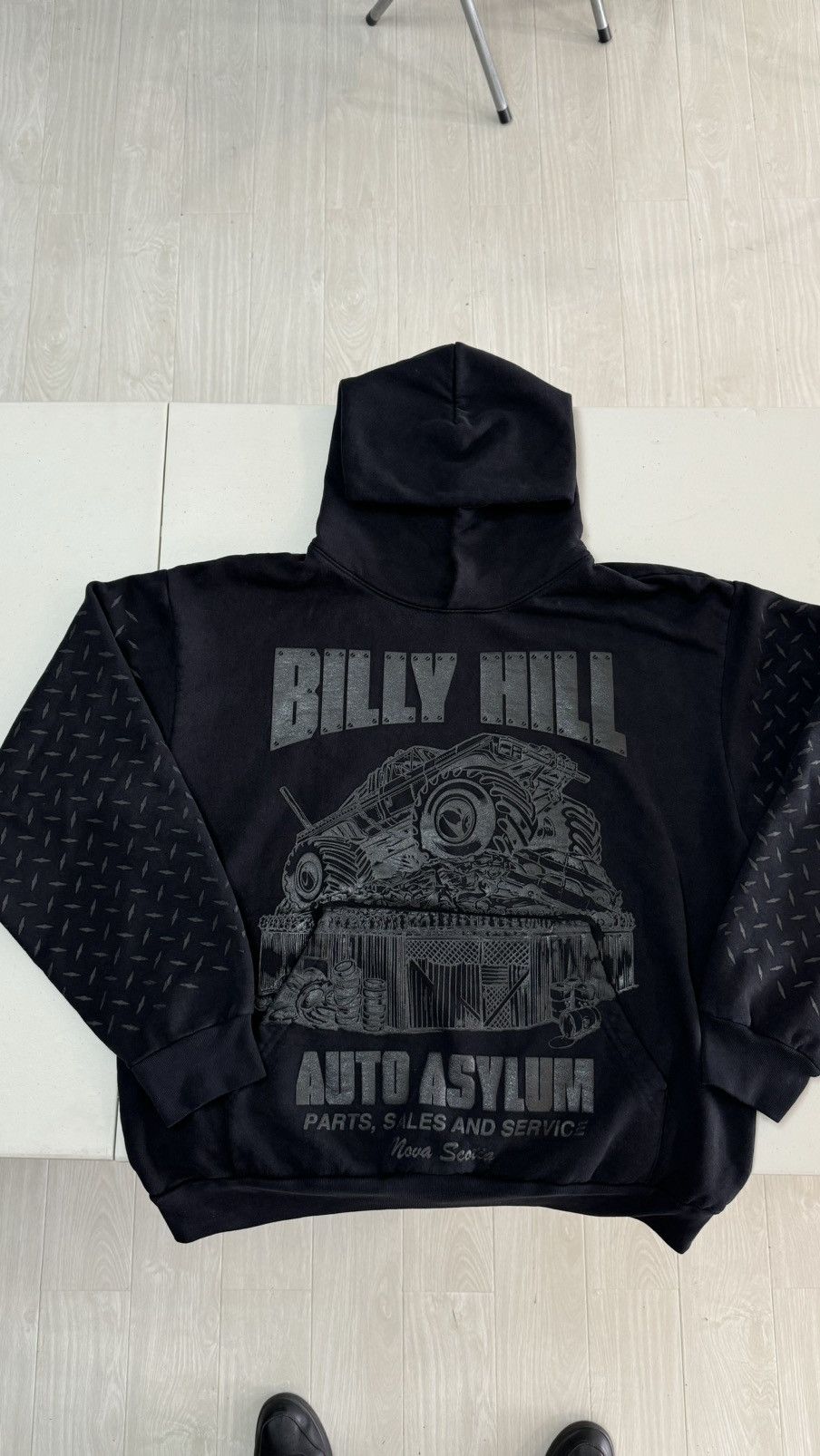 Billy Hill Billy Hill - Auto Asylum hoodie diamond plate Size US L / EU 52-54 / 3 - 3 Thumbnail