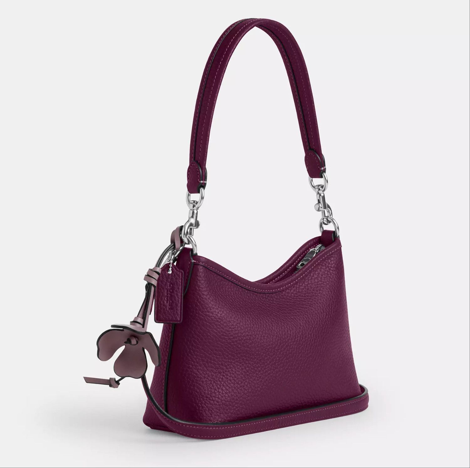 Coach Laurel Small Shoulder Bag With Flower Charm CCF15 Size ONE SIZE - 5 Thumbnail
