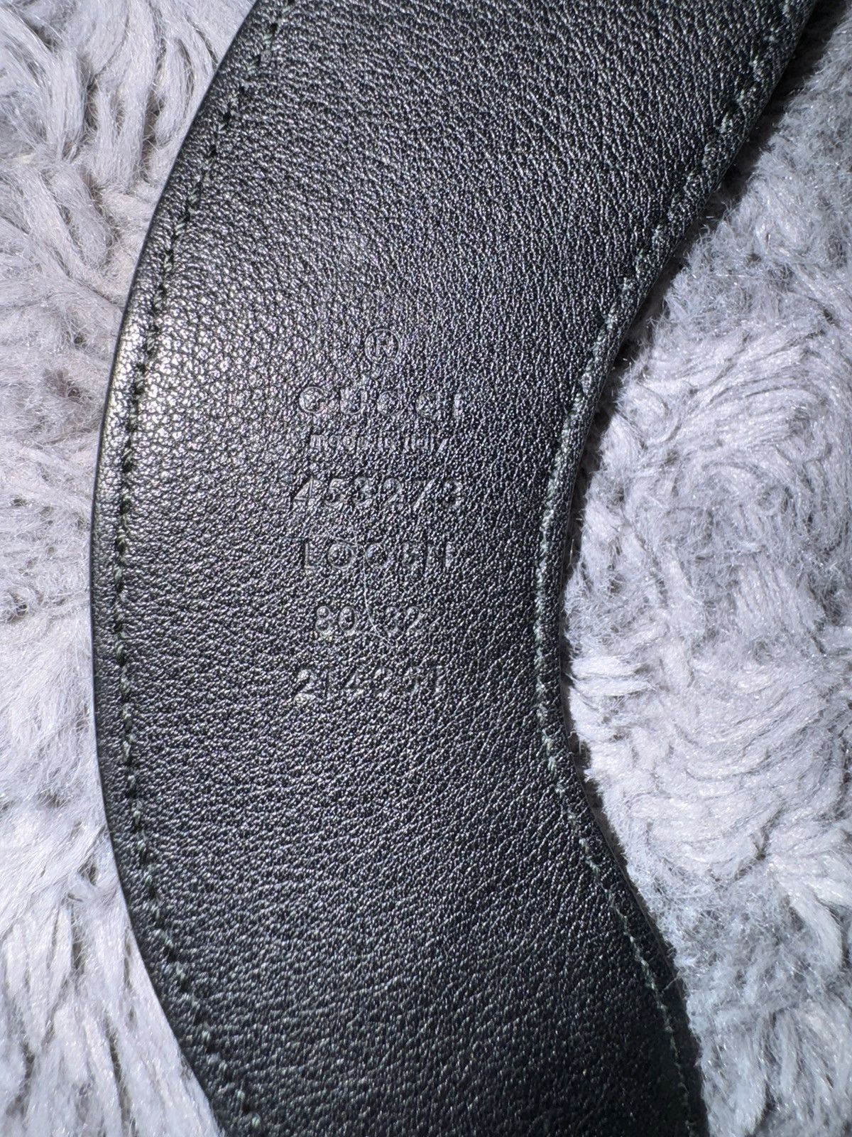 Gucci Gucci Curved Snakeskin Belt Size 32 - 4 Thumbnail