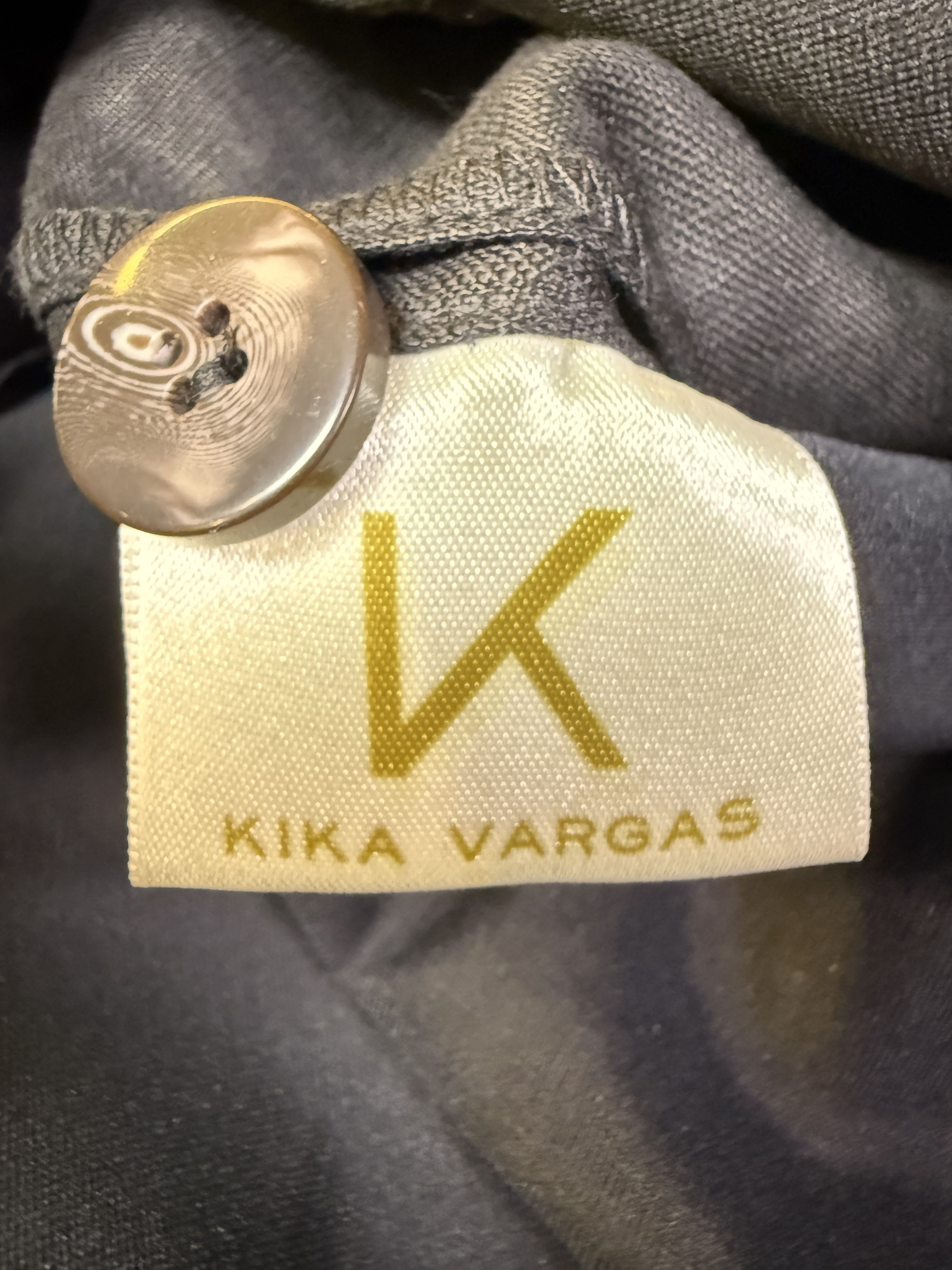 Other Kika Vargas Black Linen Coat Size S / US 4 / IT 40 - 4 Thumbnail