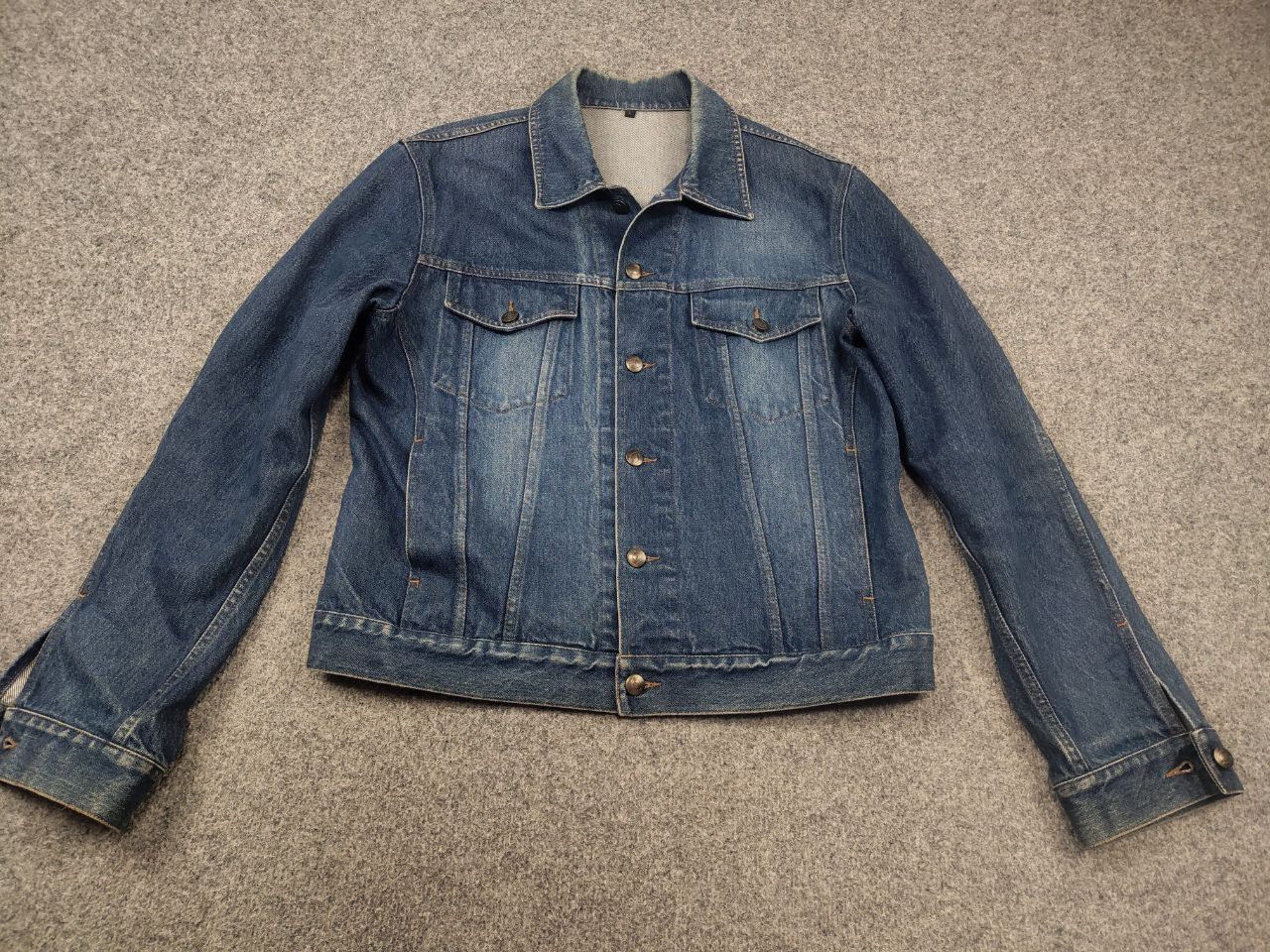 Roberto Cavalli Vintage 90's Just Cavalli Roberto Faded denim trucker Jacket Size US L / EU 52-54 / 3 - 3 Thumbnail
