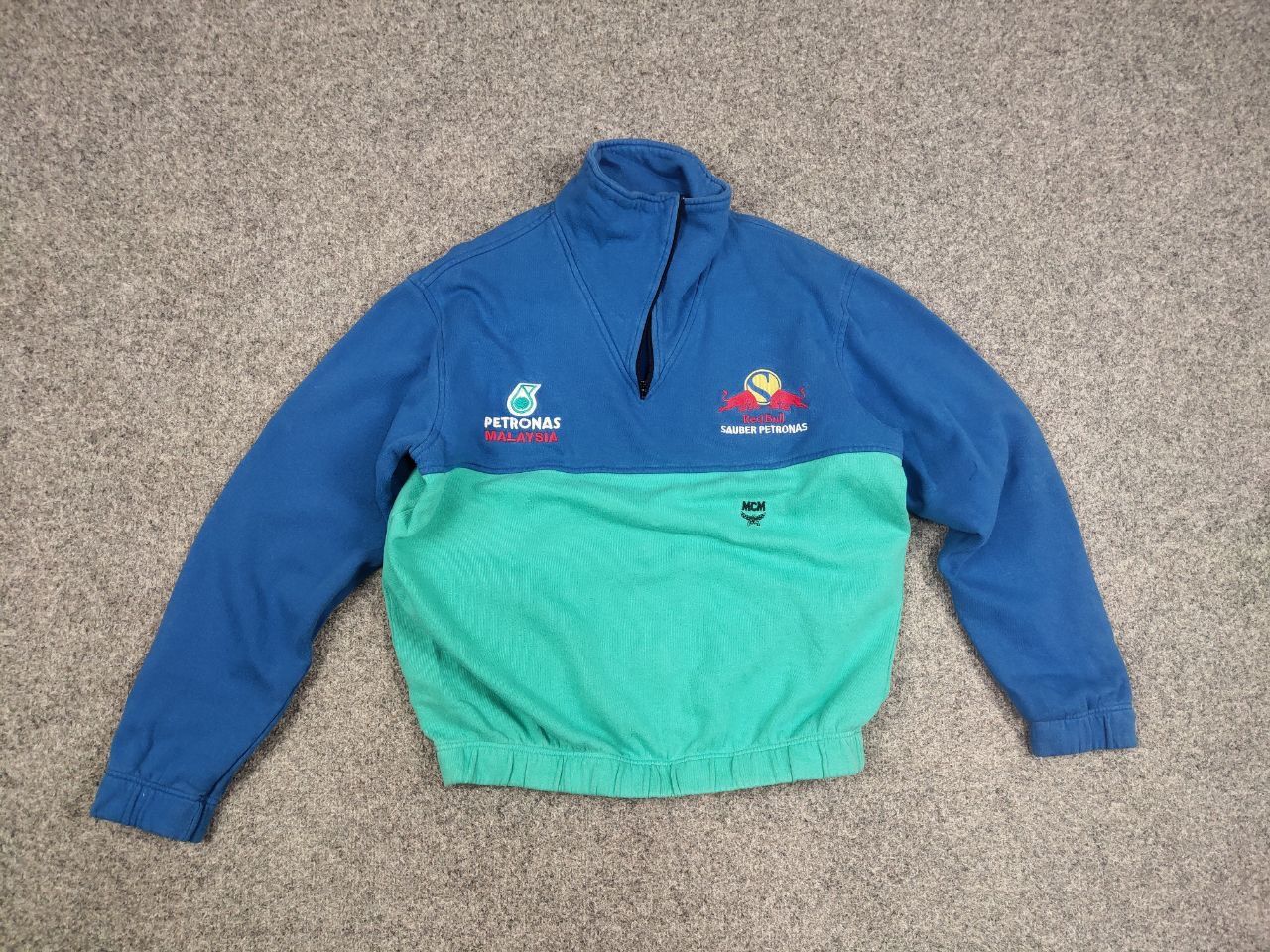 MCM Rare Vintage 80's MCM Sauber Petronas Formula Sweatshirt Size US M / EU 48-50 / 2 - 12 Thumbnail