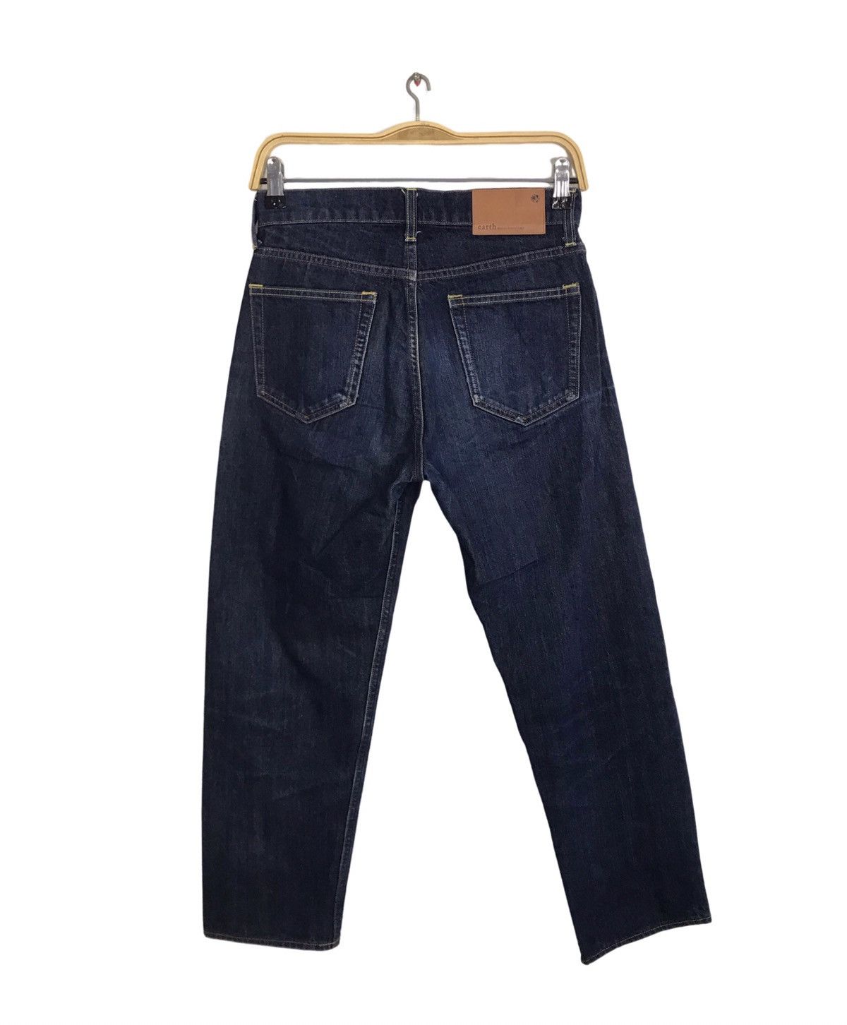 Japanese Brand Selvedge Denim Earth Music Ecology Size S Unisex Slim Size US 27 - 1 Thumbnail