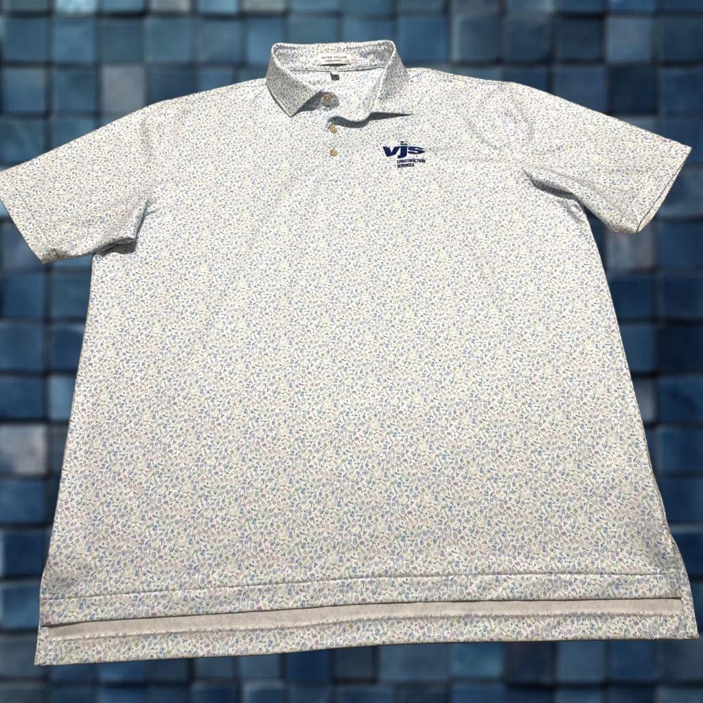 Peter Millar Peter Millar Polo Shirt Multicolor Floral Short Sleeve XL Men’s Golf Comfort Summer Breathable Lightweight Moisture Wicking Classic Golf Theme Mens Size US XL / EU 56 / 4 - 1 Thumbnail