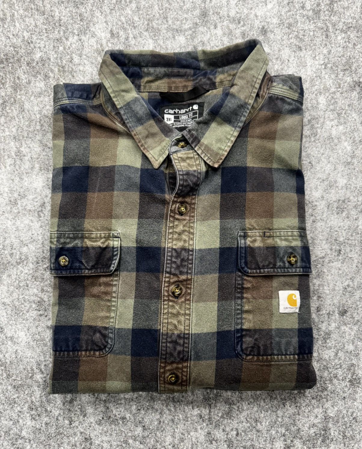 Carhartt Carhartt Heavyweight Button Up Shirt Size US XXL / EU 58 / 5 - 6 Thumbnail