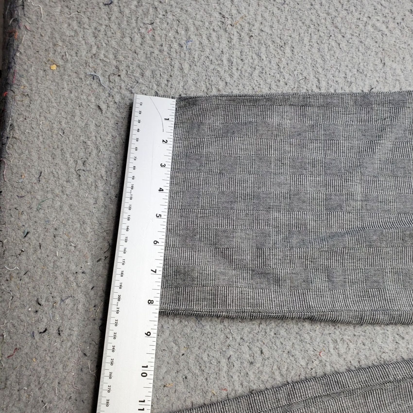 Lee Lee Pants Womens 12S Gray Glen Plaid Stretch Relaxed Fit Straight Pants Size 34" / US 12 / IT 48 - 5 Thumbnail