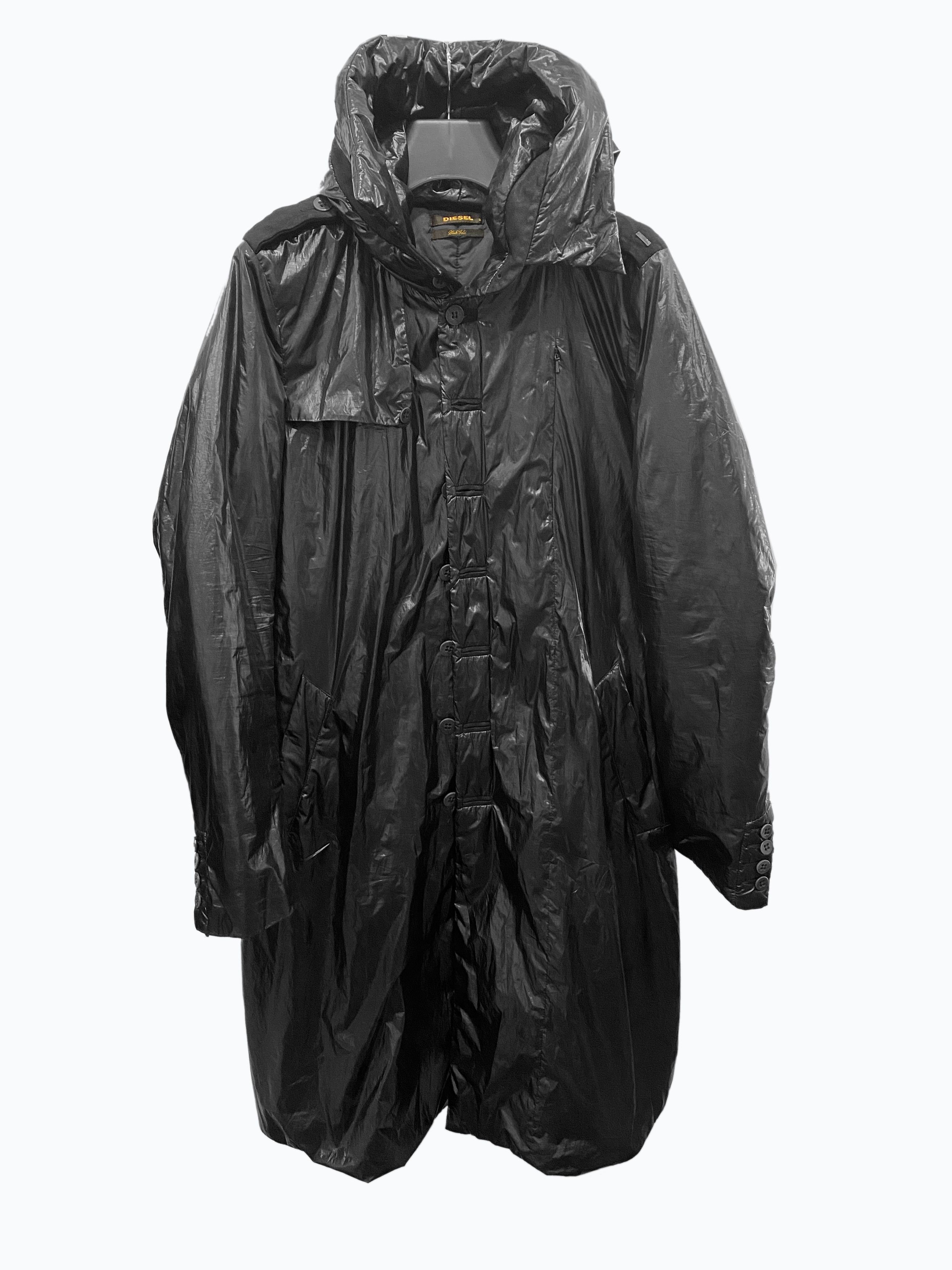 image of Diesel Black Gold Nylon Coat, Men's (Size Small)