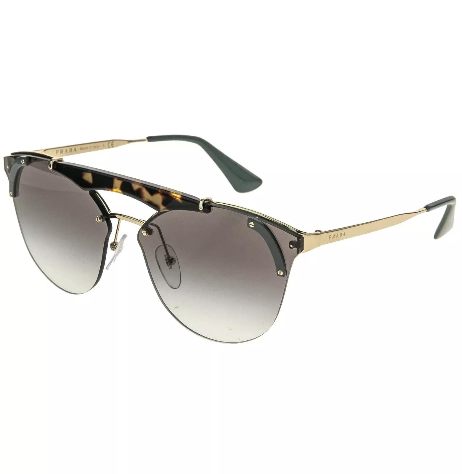 Prada PRADA ORNATE 53U Gold Green Grey Bar Fashion PR53US 53US Size ONE SIZE - 9 Thumbnail