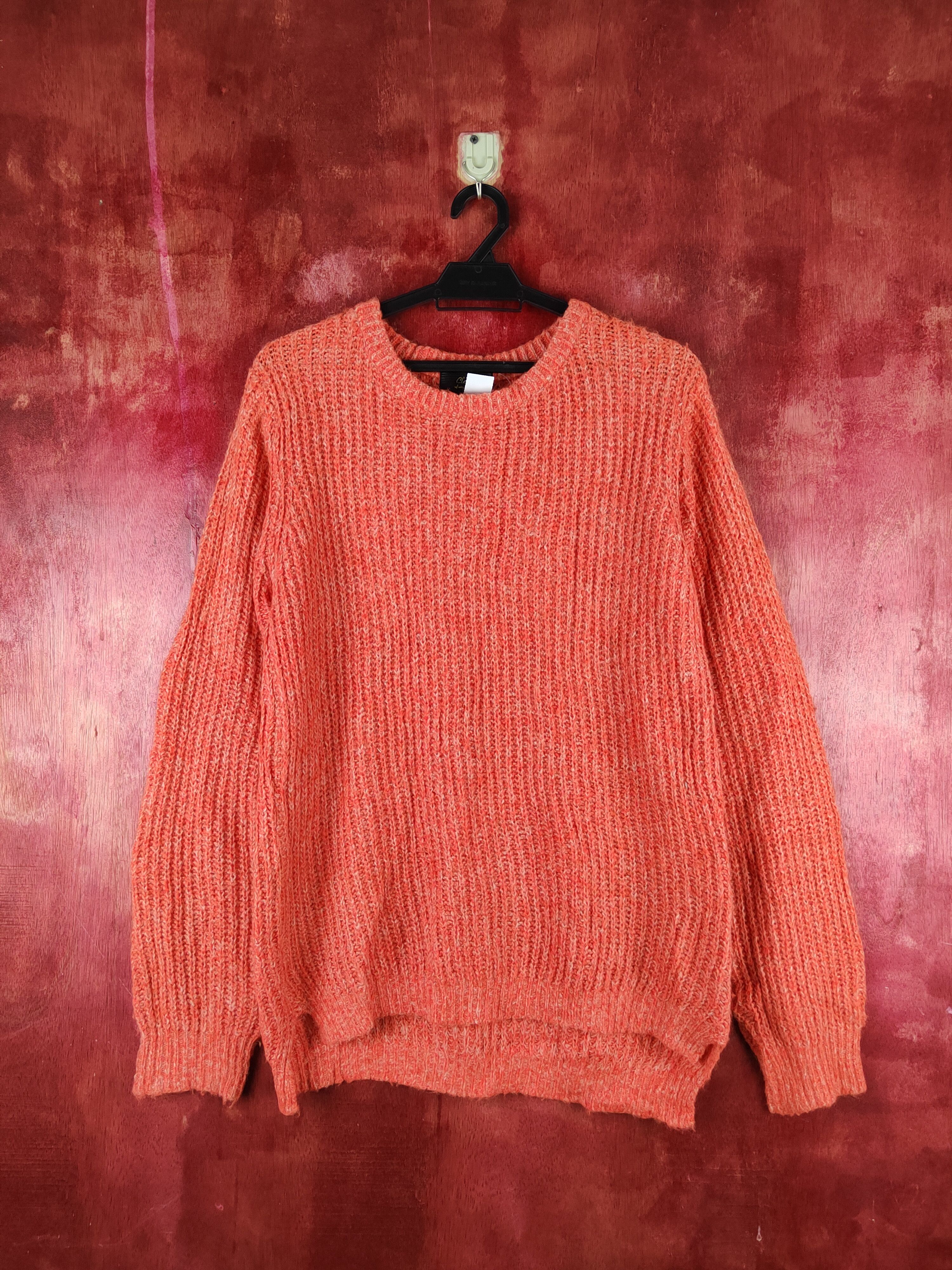 Japanese Brand × Vintage Cloche Orange Knitwear Sweatshirts #S2377 Size L / US 10 / IT 46 - 1 Thumbnail