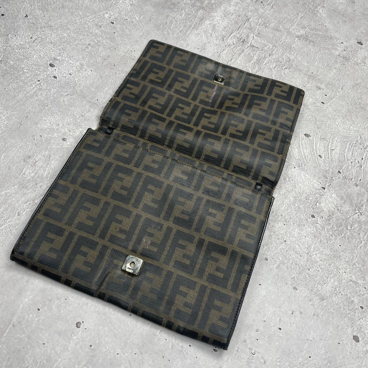 Fendi × Vintage 🔥RARE🔥Fendi Cloth monogram handbag Size ONE SIZE - 4 Thumbnail