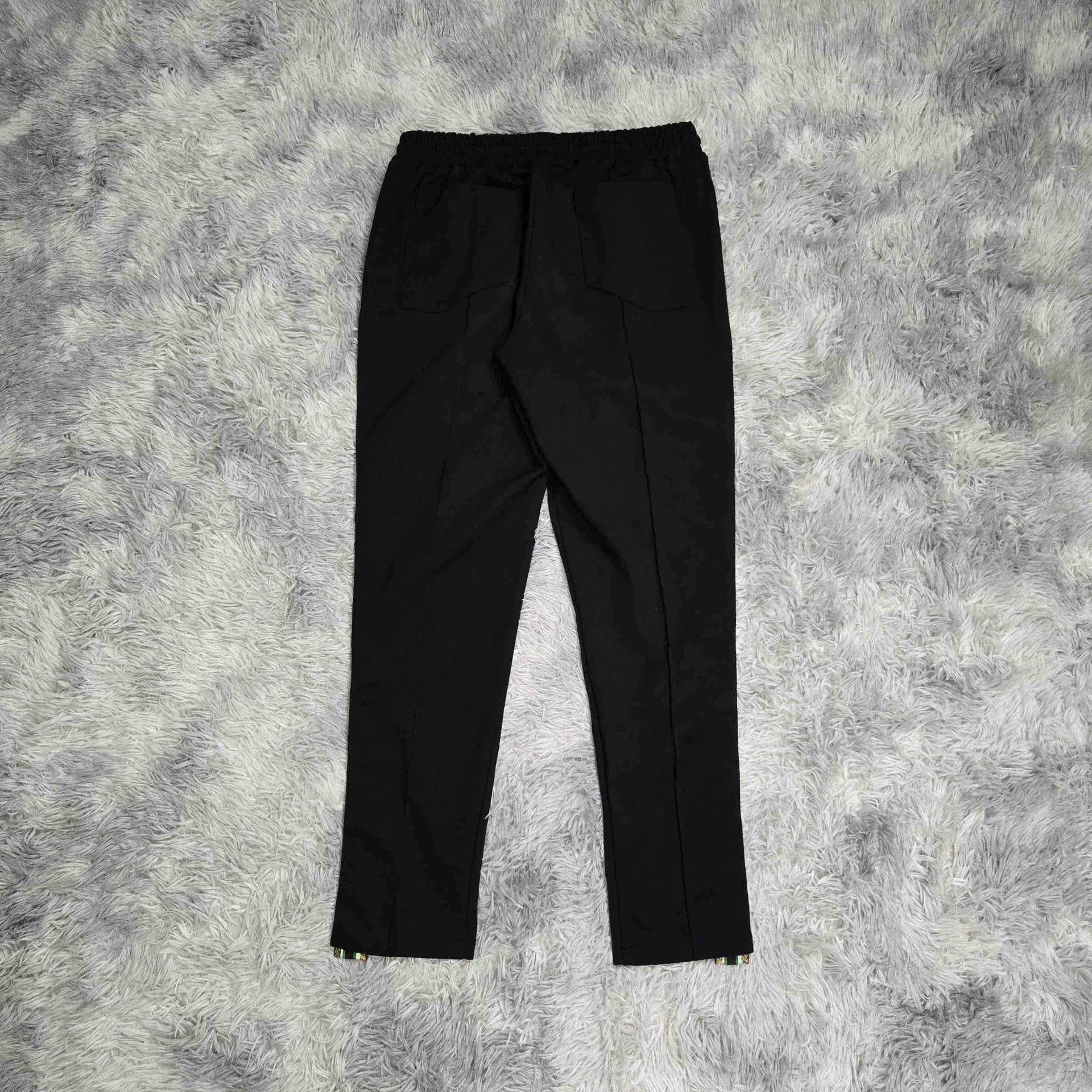 Rhude rhude green striped track pants with gold accents Size US 34 / EU 50 - 2 Thumbnail