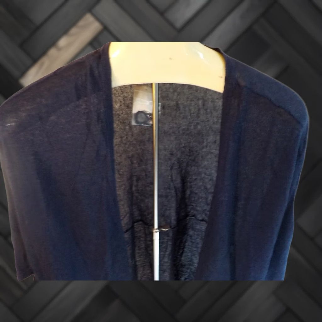 Vintage VINTAGE A PEA IN THE POD Maternity Lightweight SS Cardigan Sweater-Navy-SZ MED NWT Size M / US 6-8 / IT 42-44 - 1 Thumbnail