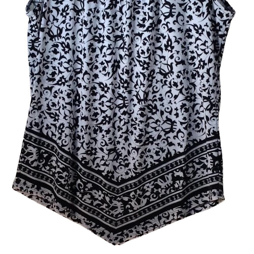 White House Black Market White House Black Market Women's Sleeveless Tunic Top XS Pai Size XS / US 0-2 / IT 36-38 - 5 Thumbnail