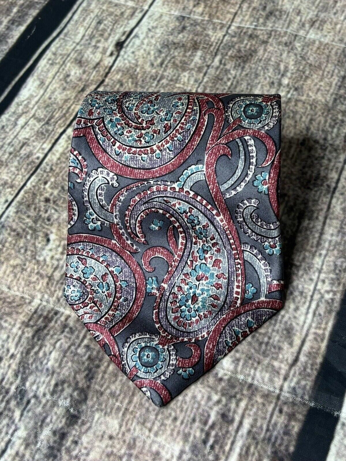 Dior Christian Dior Monsieur Pure Silk Men's Neck Tie Paisley USA Size ONE SIZE - 1 Thumbnail