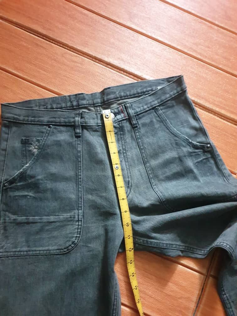 ADAM ET ROPE 💥ADAM ET ROPE Salvedge distressed Baker fatigue pant Size US 34 / EU 50 - 15 Thumbnail