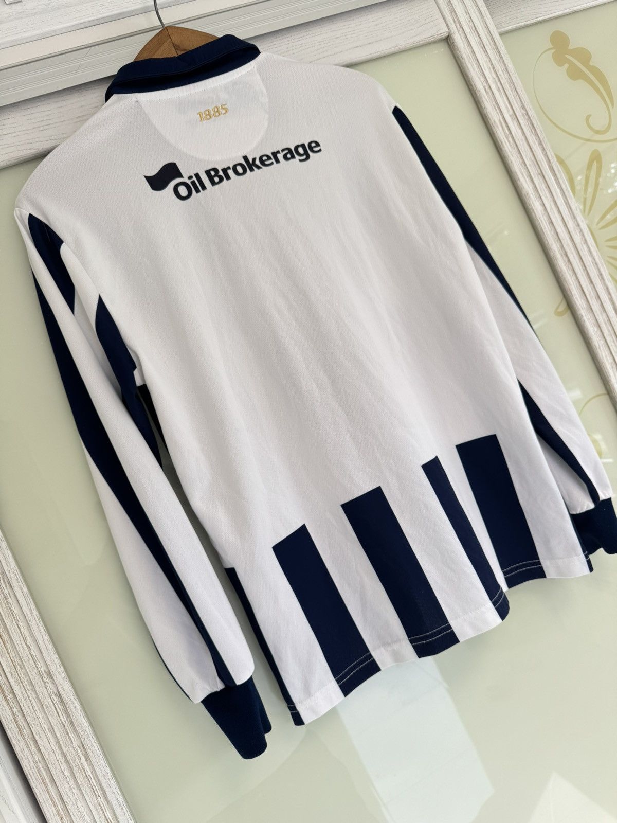 Errea Millwall 2016-2017 Home Soccer Longsleeve Jersey Football Size US S / EU 44-46 / 1 - 9 Thumbnail