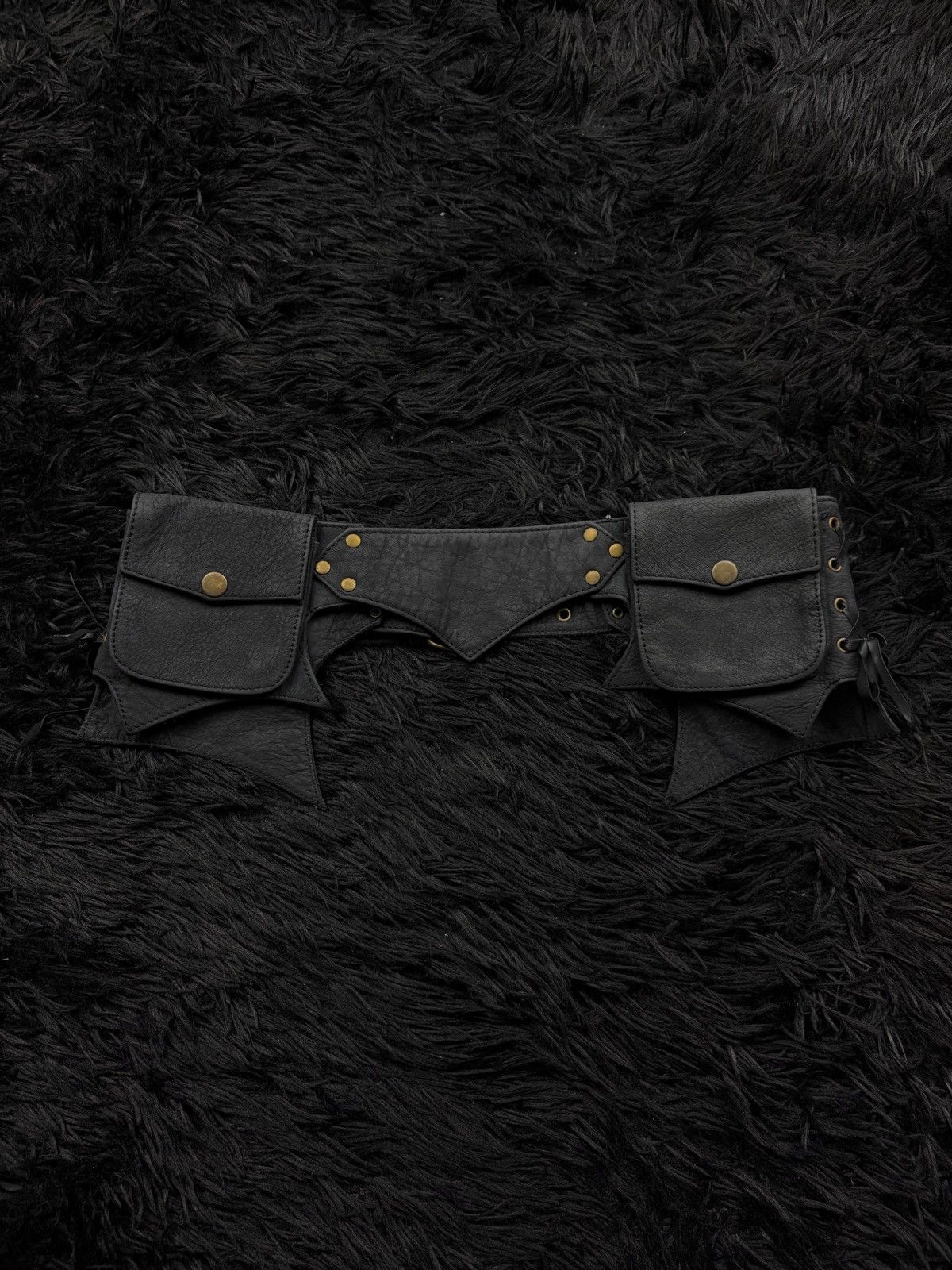 KMRii Kmrii Style Avant Garde Archive Leather Pocket Belt Bag Size ONE SIZE - 12 Thumbnail