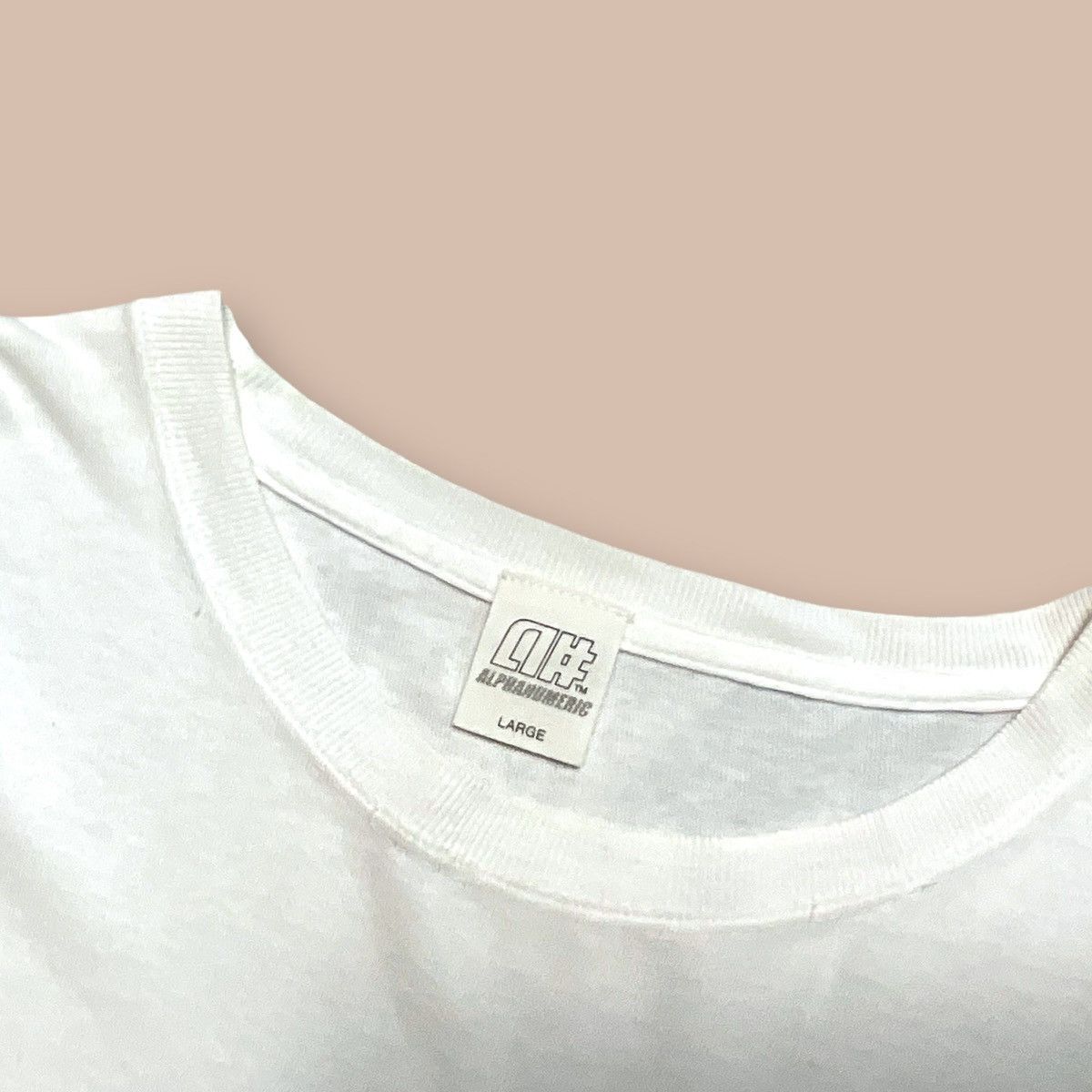 Alphanumeric ALPHANUMERIC Long sleeve White tee Size US L / EU 52-54 / 3 - 5 Thumbnail
