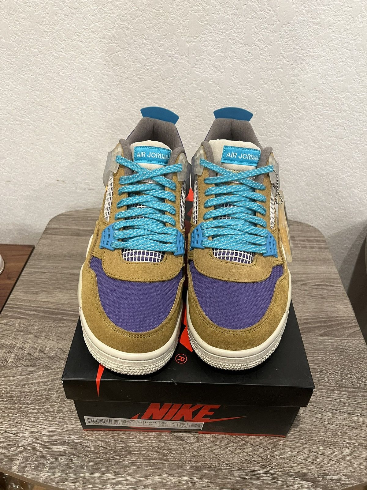 Jordan Brand × Union LA Jordan 4 Union Desert Moss Size US 10.5 / EU 43-44 - 3 Thumbnail