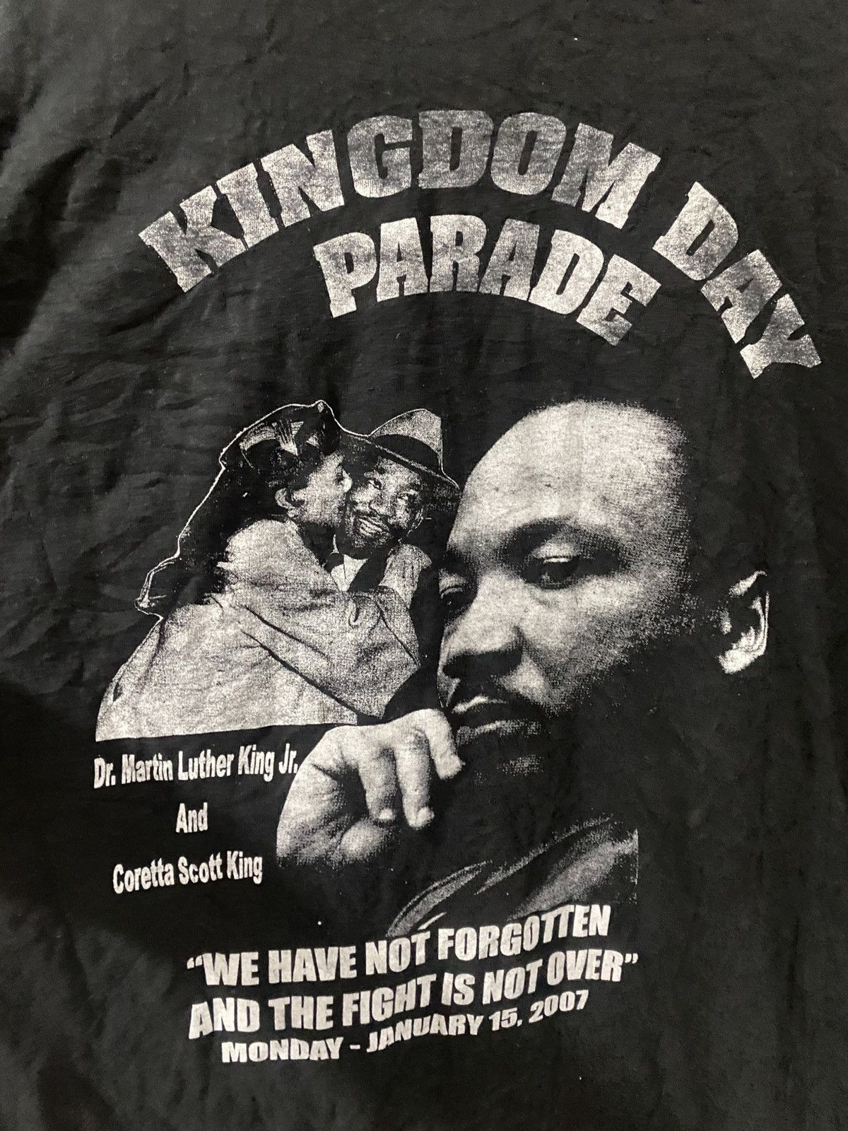 Rap Tees Martin Luther King Kingdom Day Parade Y2K Long Sleeves Size US XL / EU 56 / 4 - 3 Thumbnail