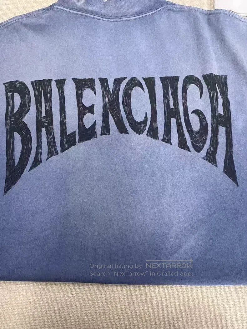 Balenciaga Balenciaga Logo Embroidered Short Sleeve T-Shirt. Size US S / EU 44-46 / 1 - 2 Thumbnail