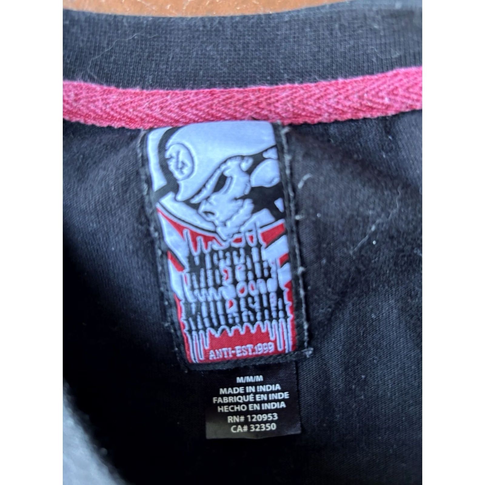 Metal Mulisha Metal Mulisha Pocket Striped T Shirt M Black Crew Short Sleeve Punk Rock 90s Mens Size US M / EU 48-50 / 2 - 2 Thumbnail