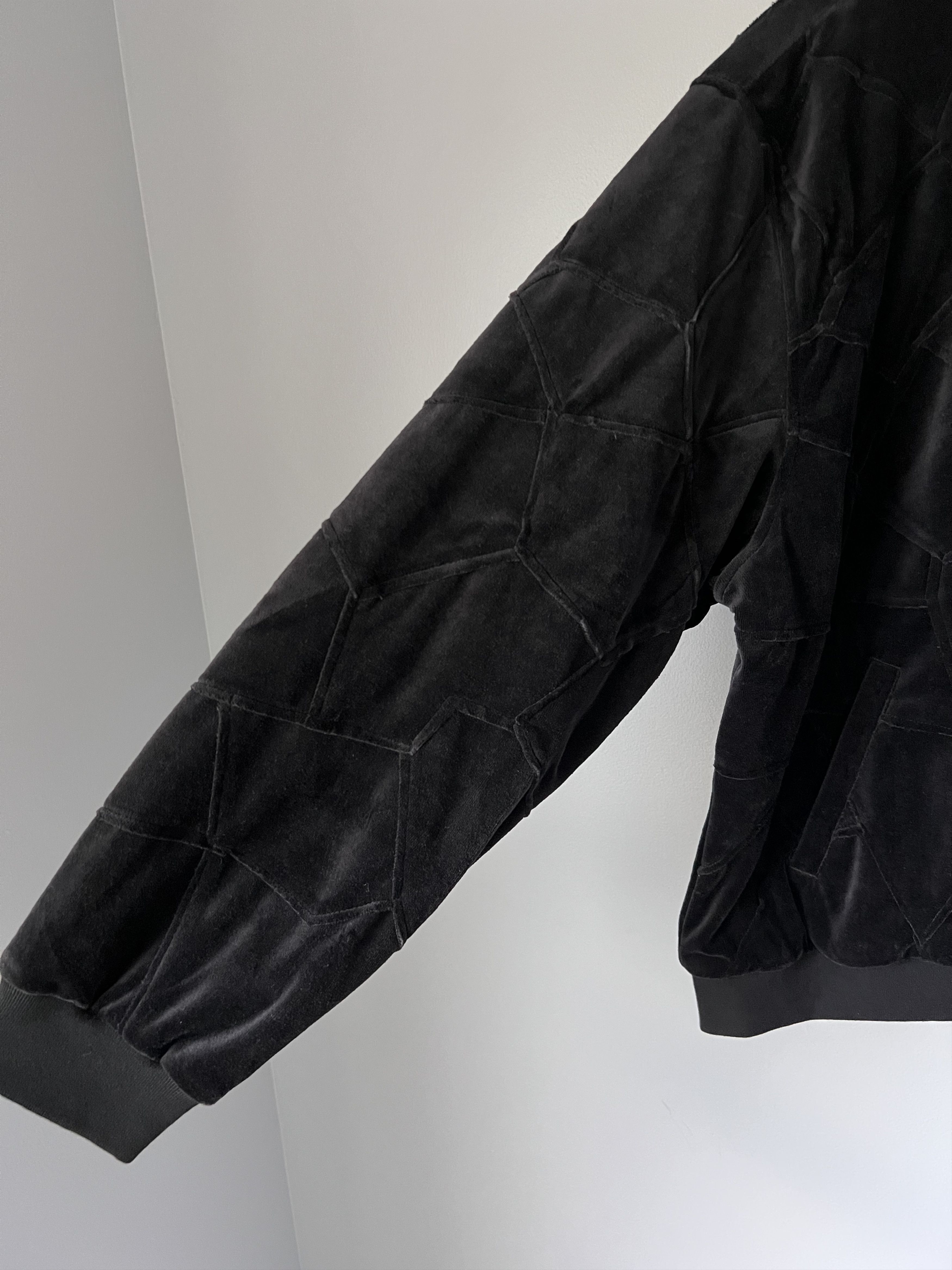 Supreme Supreme Patchwork Velour Track Jacket in Black Size US XL / EU 56 / 4 - 4 Thumbnail