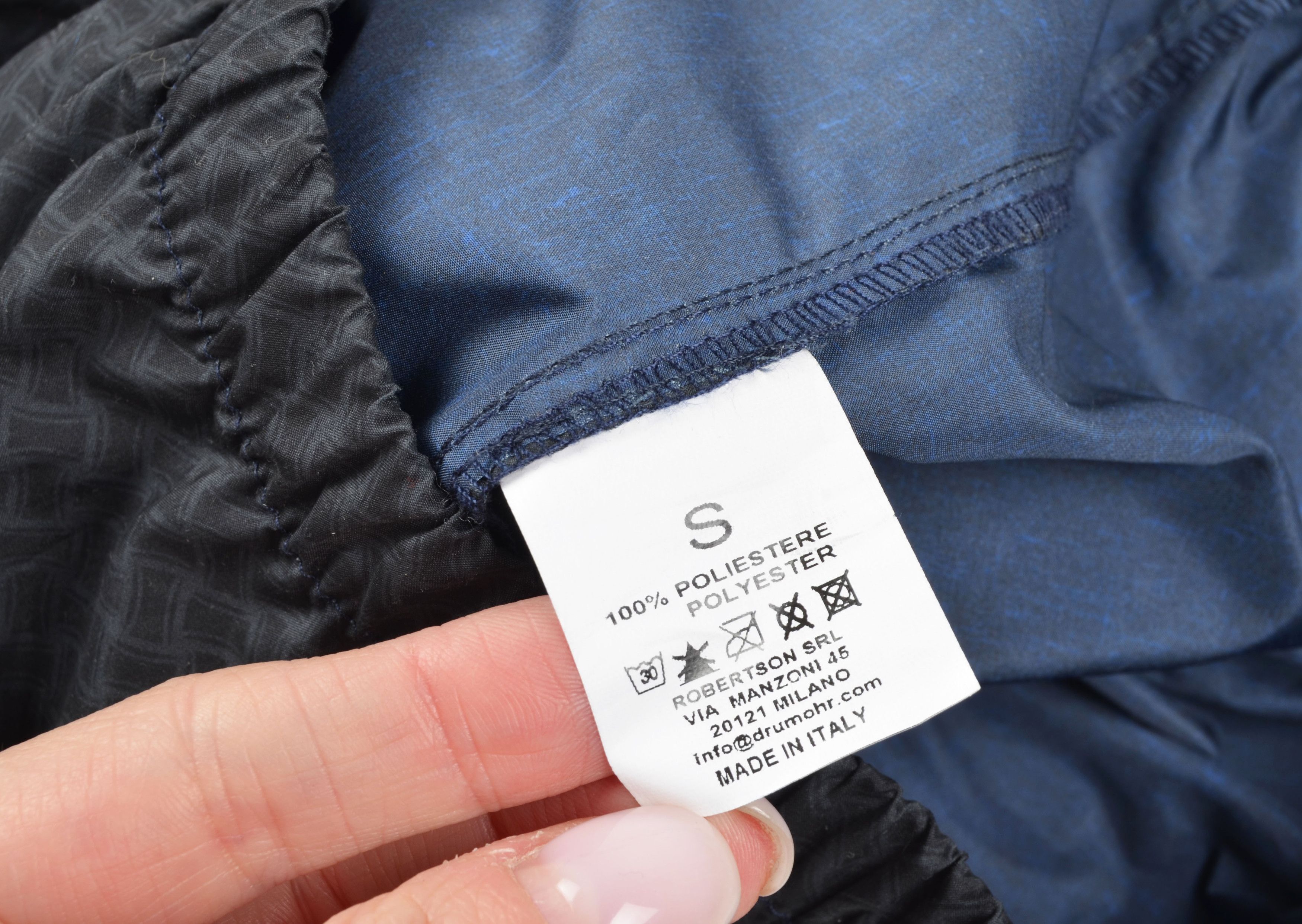 Drumohr Drumohr Charcoal Lightweight Windbreaker Jacket Full Zip Size US S / EU 44-46 / 1 - 6 Thumbnail