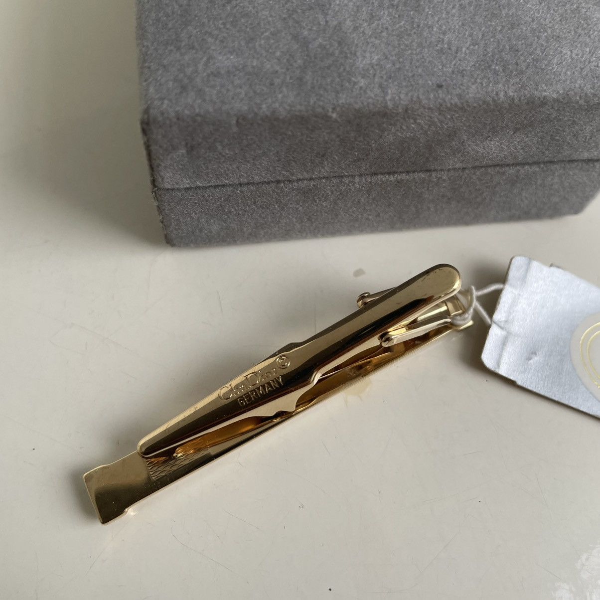 Christian Dior Monsieur Vintage 90's Christian Dior Gold Tie Clip Size ONE SIZE - 7 Thumbnail