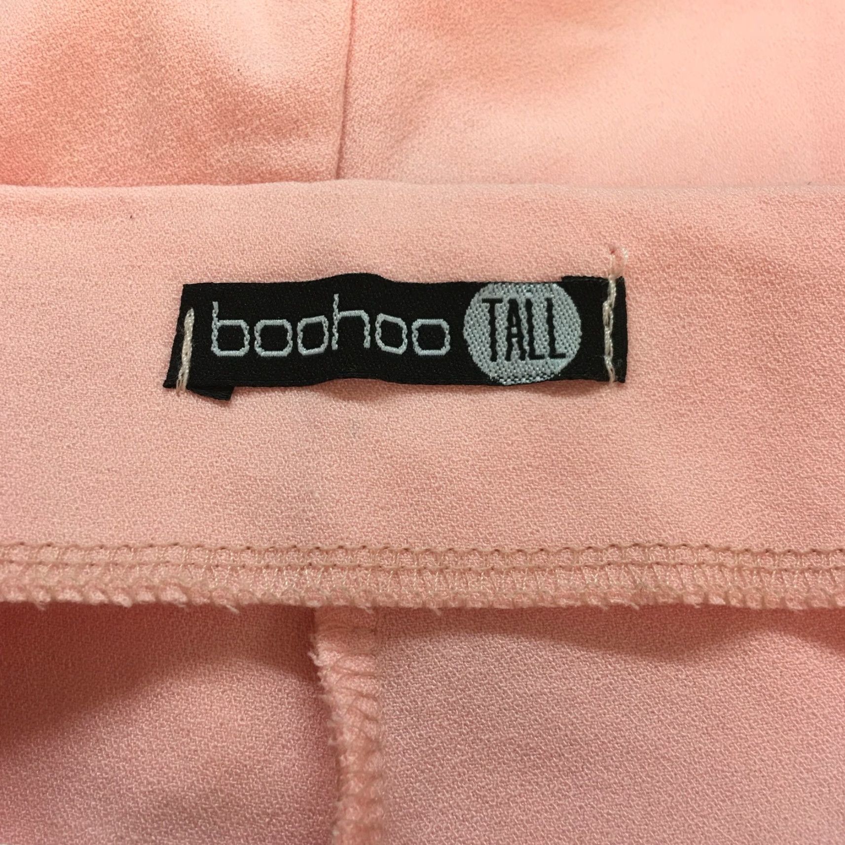 Boohoo VINTAGE Boohoo WOMENS Belted Tie Waist Pink Dress Pants Size 6 Tall Size 30" / US 8 / IT 44 - 6 Thumbnail