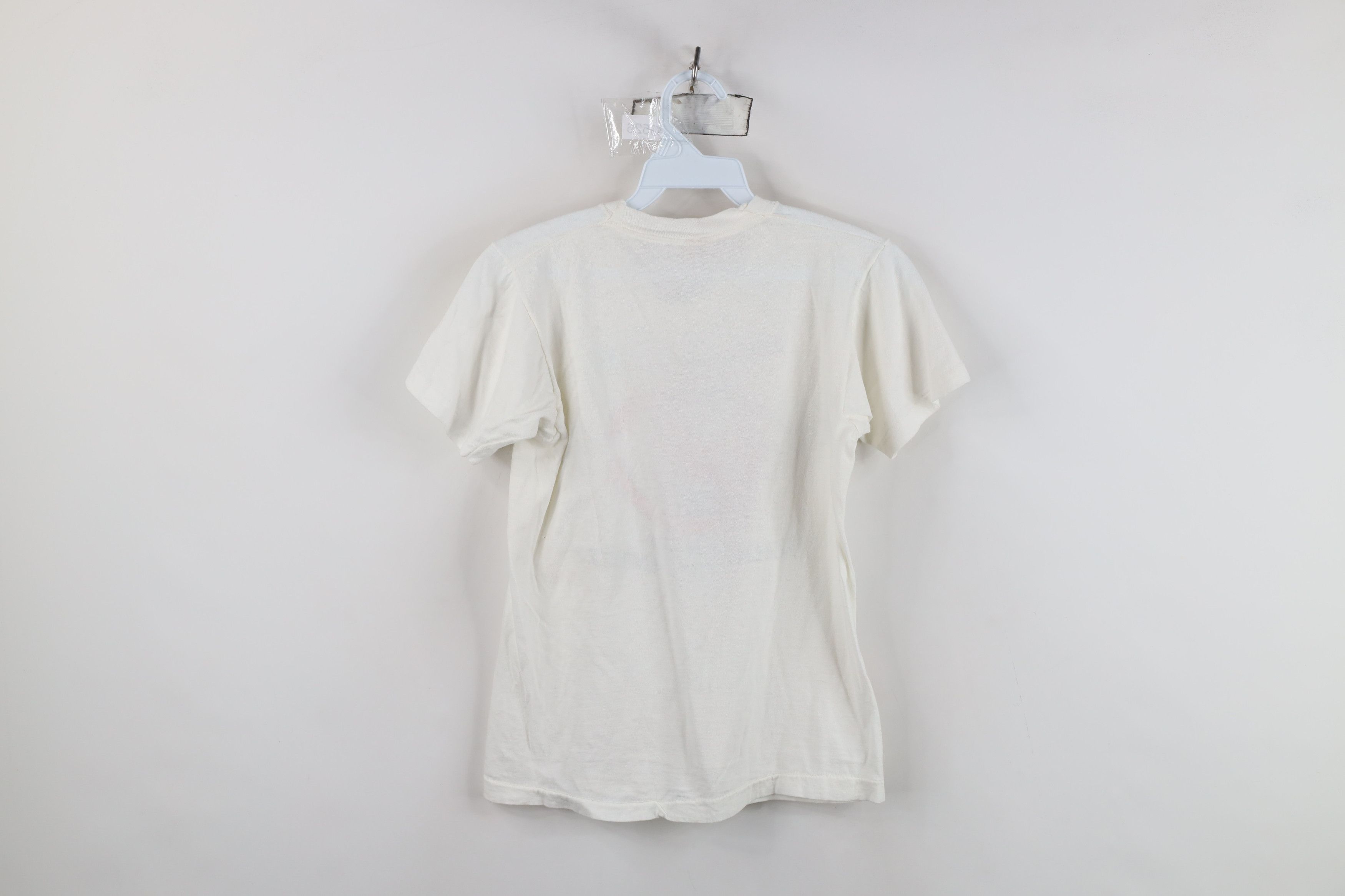 Vintage Vintage 80s Acquit Bernhard Goetz New York T-Shirt USA Size S / US 4 / IT 40 - 9 Thumbnail