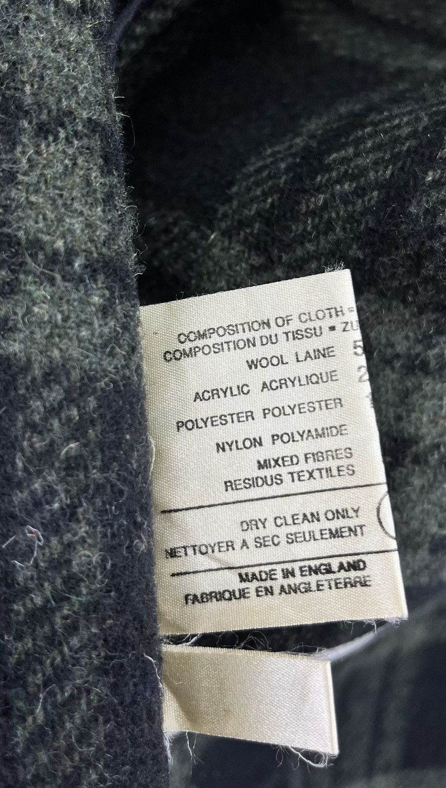 Original Montgomery Vintage Montgomery Made in England Duffle Coat Wool Jacket Size US M / EU 48-50 / 2 - 10 Thumbnail
