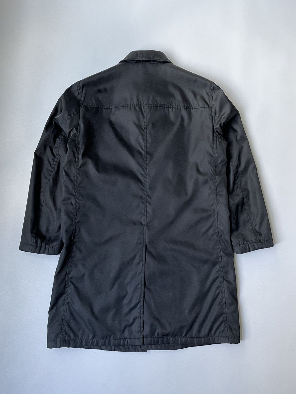 Prada A/W 09 Black Nylon Mac Jacket Size US L / EU 52-54 / 3 - 13 Thumbnail