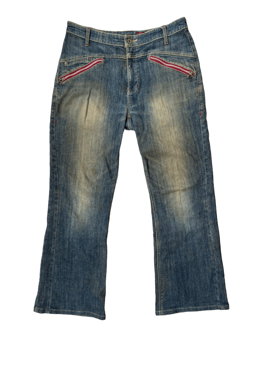 Distressed Ca Cest Ca Loose Denim Jeans