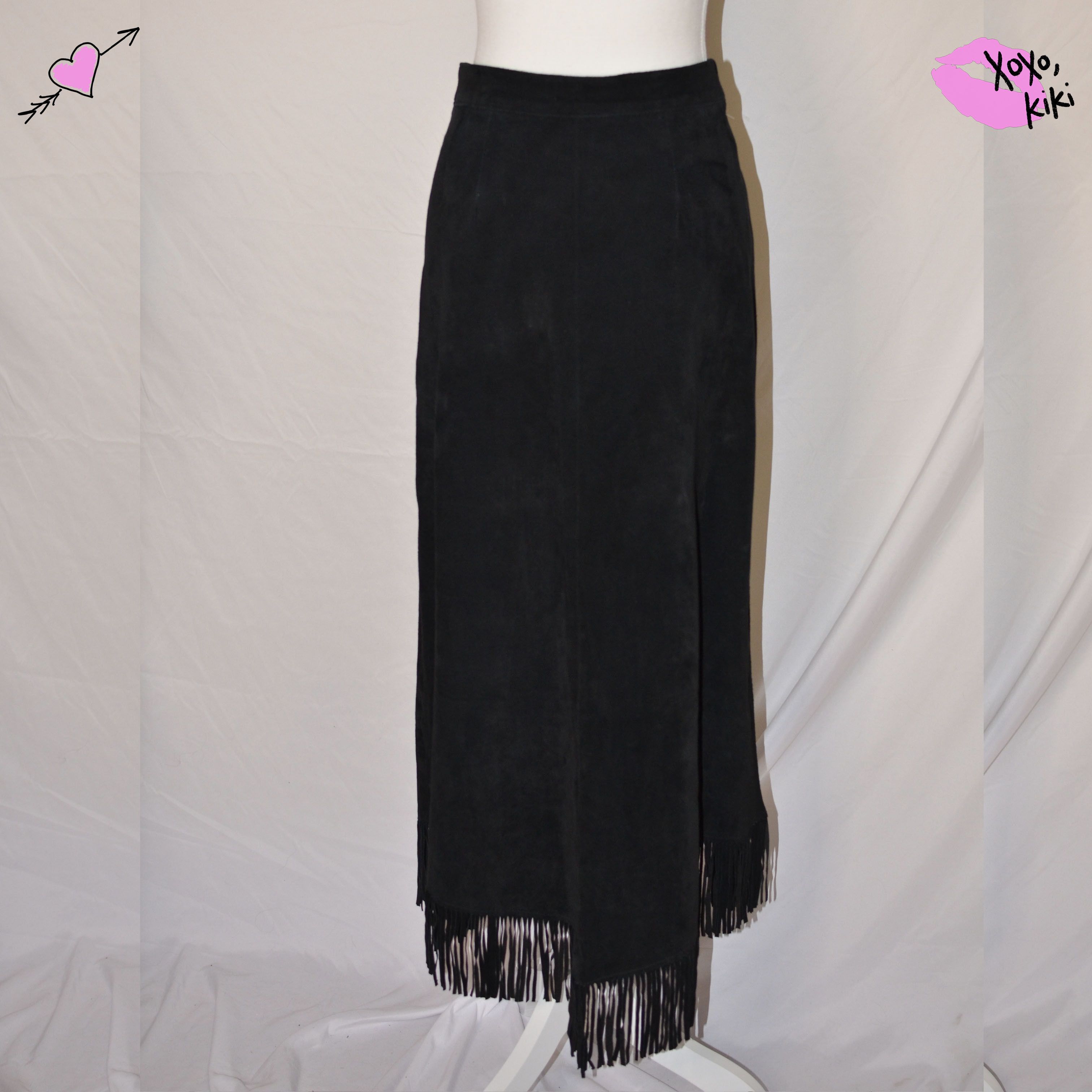 Other LEATHER MAXI SKIRT Size 25" / US 0 / IT 36 - 5 Thumbnail