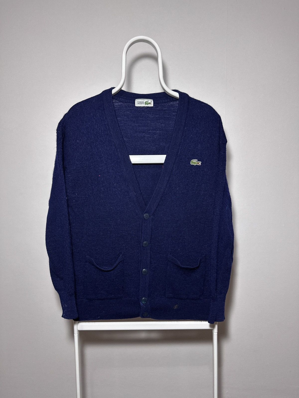 Lacoste Lacoste Chemise Vintage Cardigan Button Sweater Knitted Size US S / EU 44-46 / 1 - 1 Thumbnail