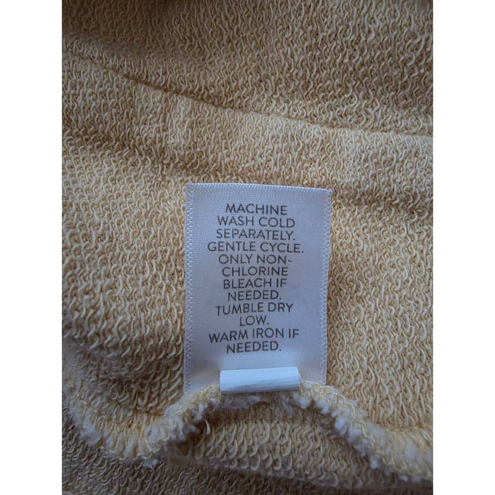 & Other Stories J.JILL Golden Yellow 100% Organic Cotton Knit 2X A001499 Size XXL / US 16-18 / IT 52-54 - 7 Thumbnail