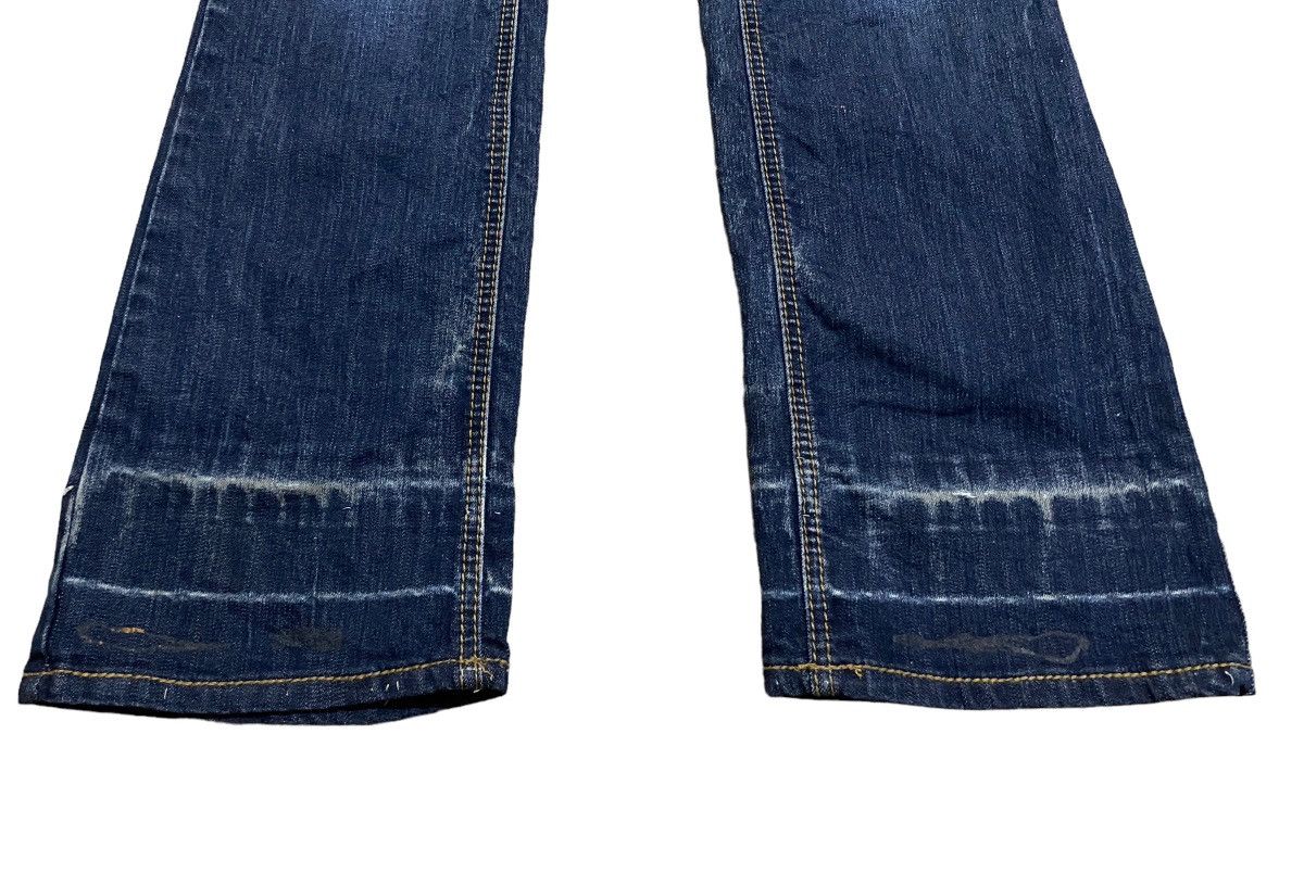 If Six Was Nine × Japanese Brand × Le Grande Bleu (L.G.B.) Rare Design Vintage Brand Love Ration Flared Jeans 2000s Size US 30 / EU 46 - 8 Thumbnail