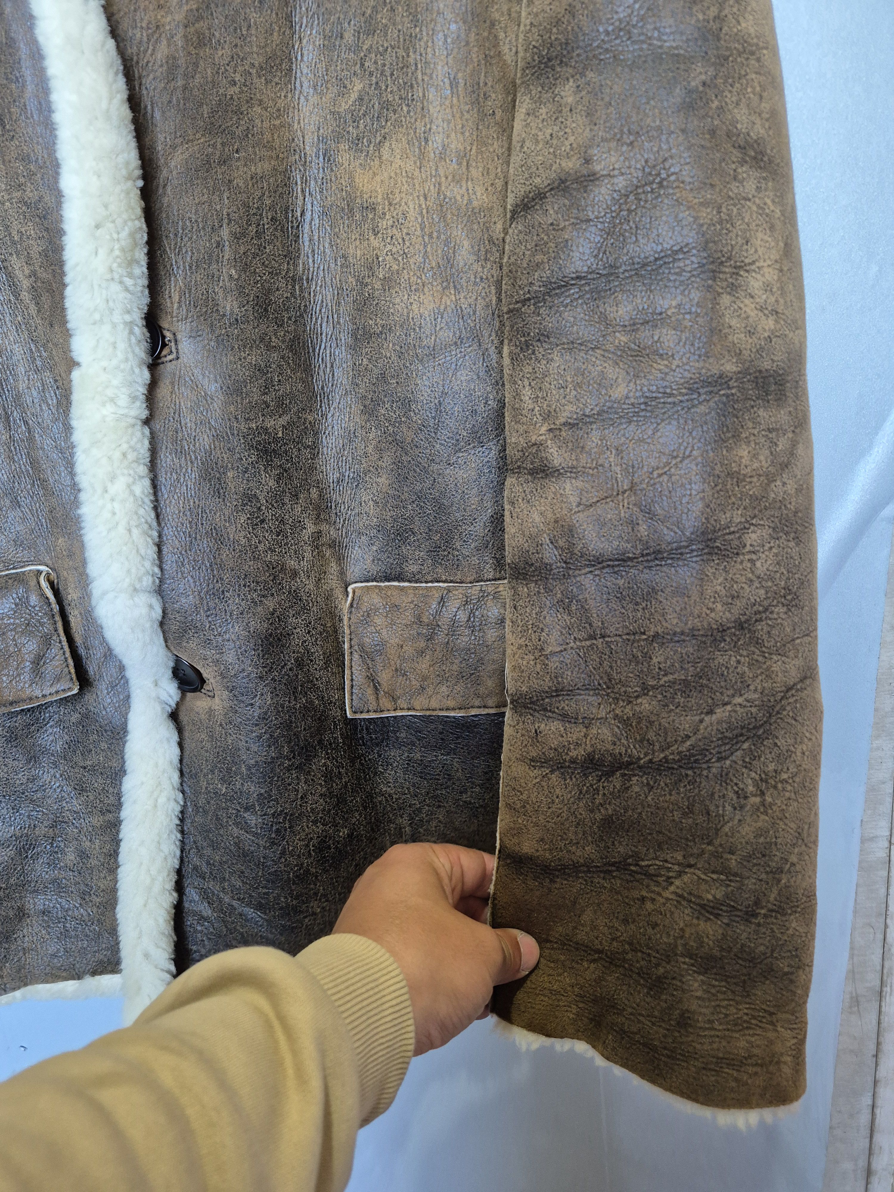 John Varvatos John Varvatos lather Jacket Coat Brown Men Size USA 46 EU 56 Size US XL / EU 56 / 4 - 6 Thumbnail