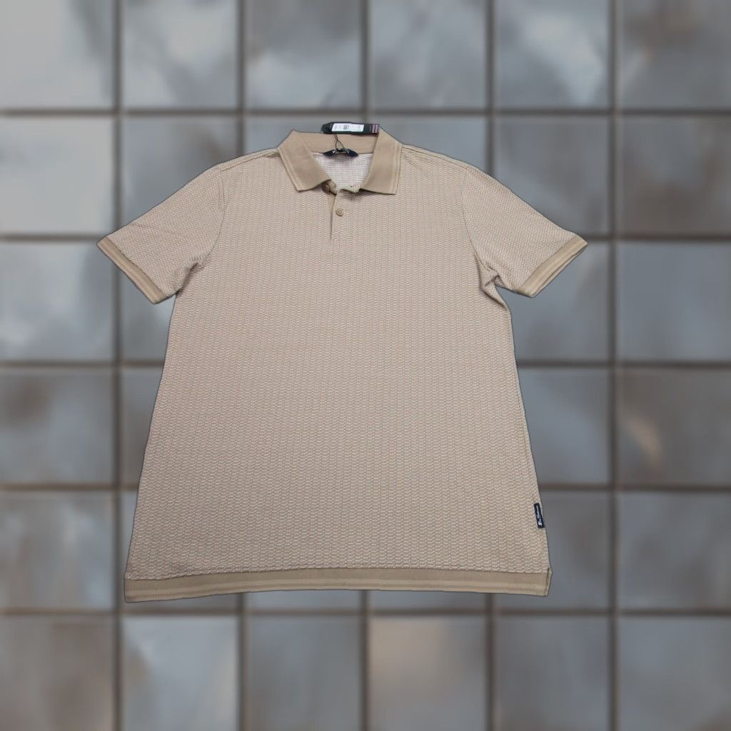 Ben Sherman Ben Sherman Polo Shirt Mens Small Sand Beige Textured Knit Casual BS34SK531 BS34SK531过 Size US S / EU 44-46 / 1 - 1 Thumbnail